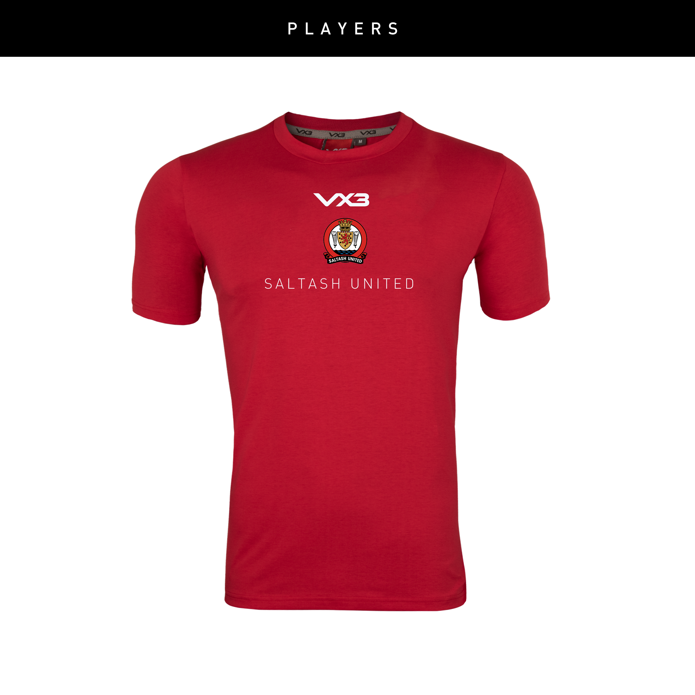 Saltash United SNR Red Invicta Club Tee Players