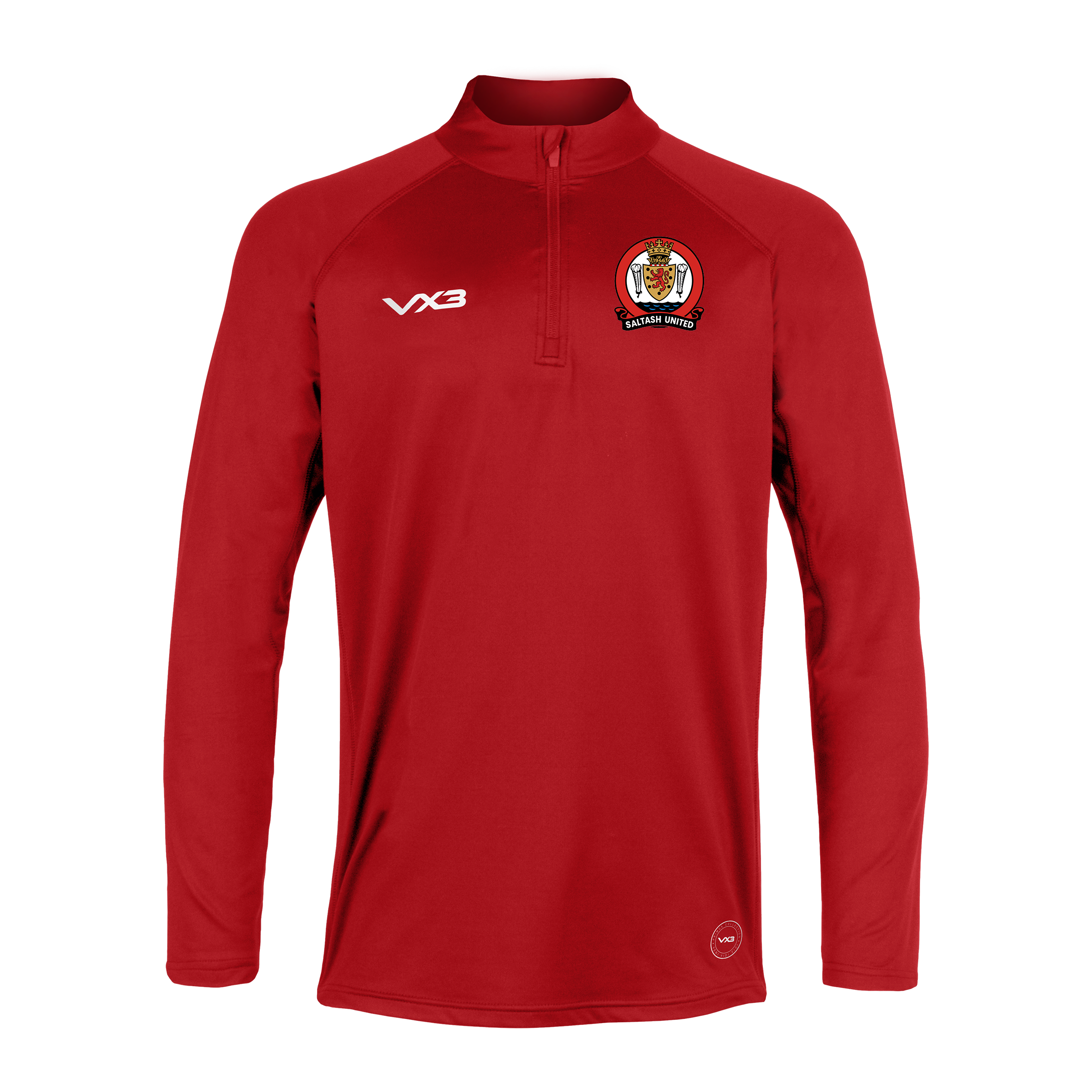 Saltash United SNR Red Primus Quarter Zip