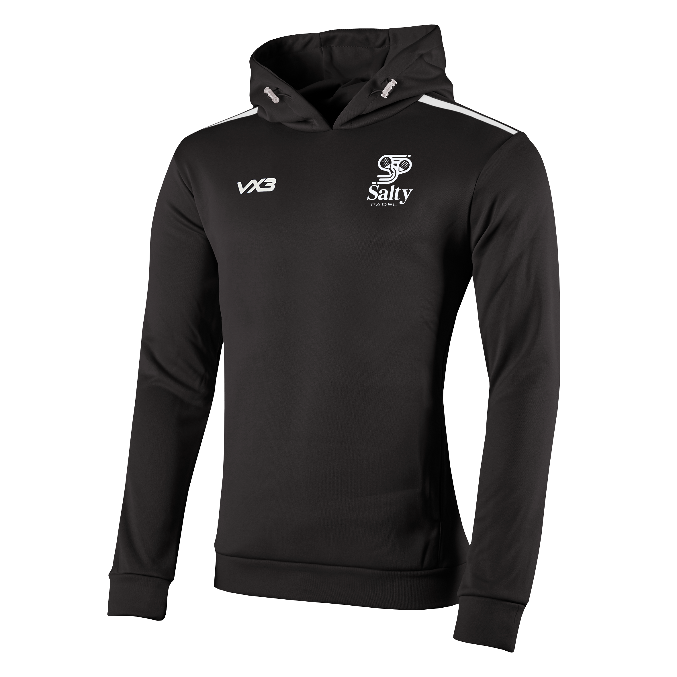Salty Padel Fortis Hoodie Black/White