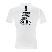 Salty Padel Fortis Polo White/Black