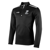 Salty Padel Fortis Quarter Zip Sweat Black/White