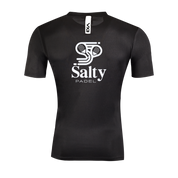 Salty Padel Fortis Tee Black/White