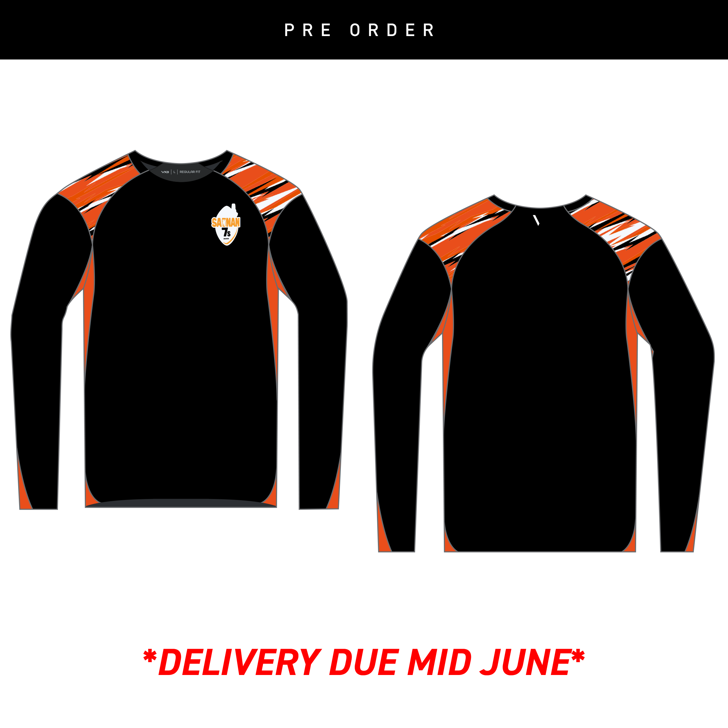 SANNAN 7S VERTEX LONG SLEEVE TRAINING TEE