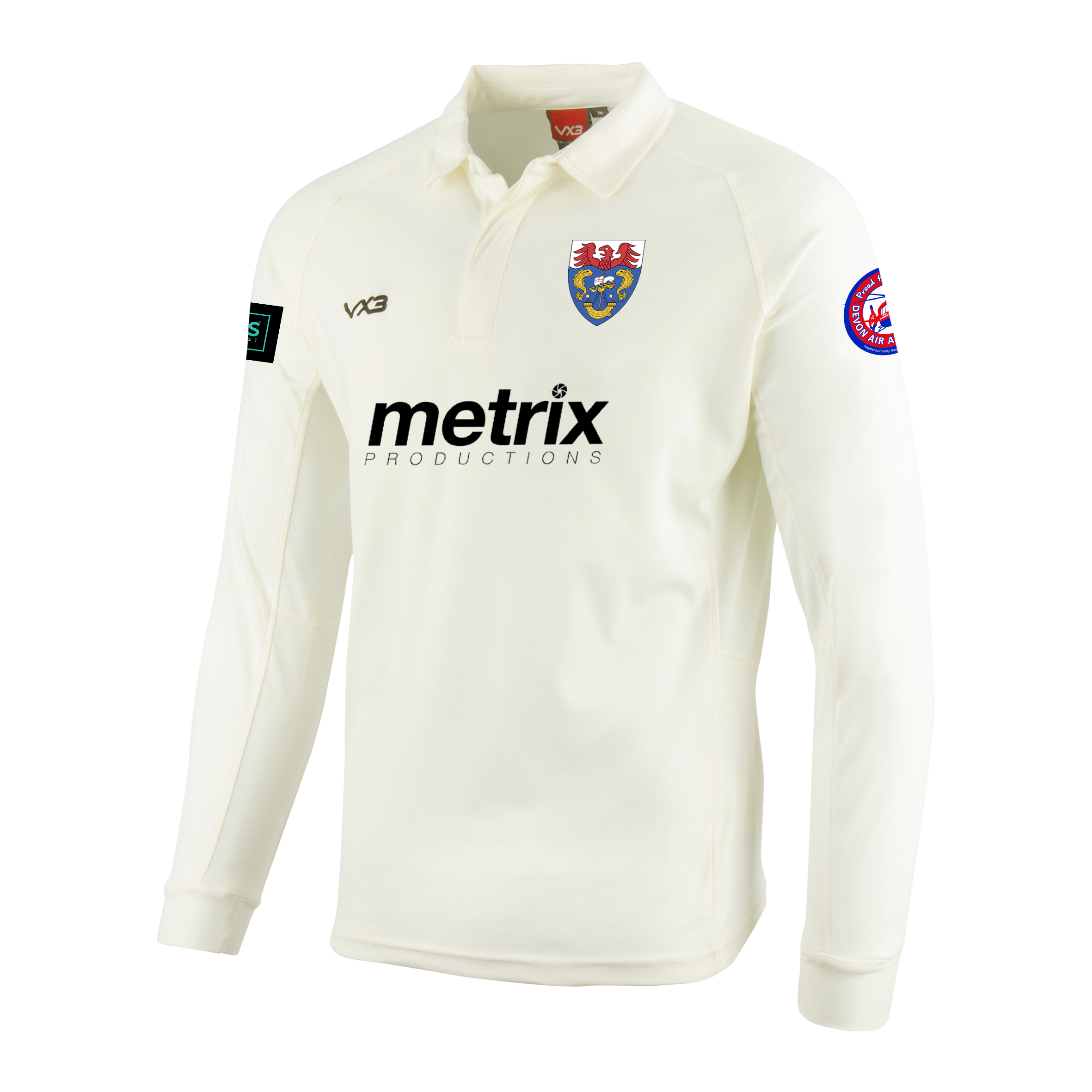 Seaton Cricket Club Cricket Whites Youth Long Sleeve Shirt