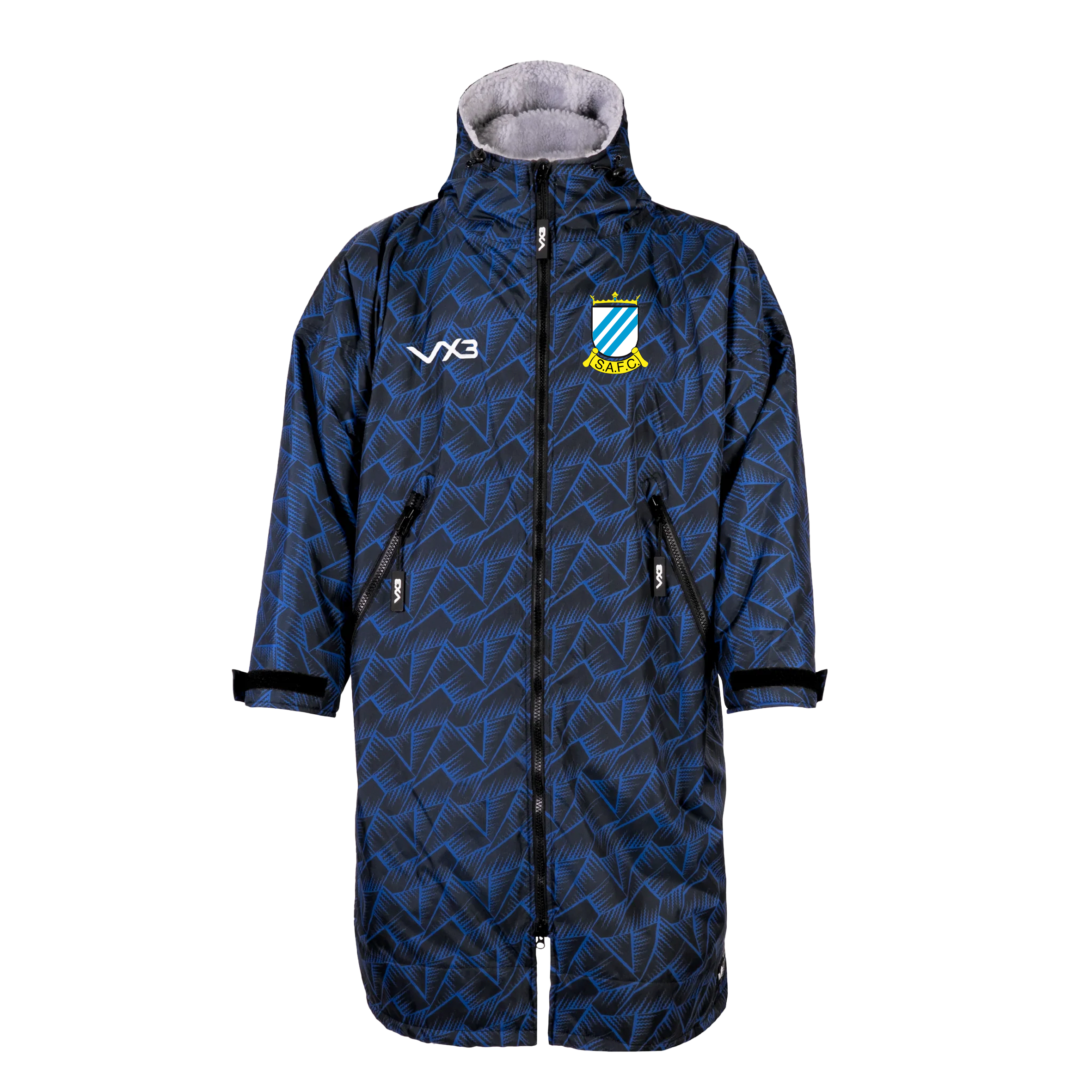 Sebastopol AFC Duro Elite Sports Robe Marine/Grey Kids