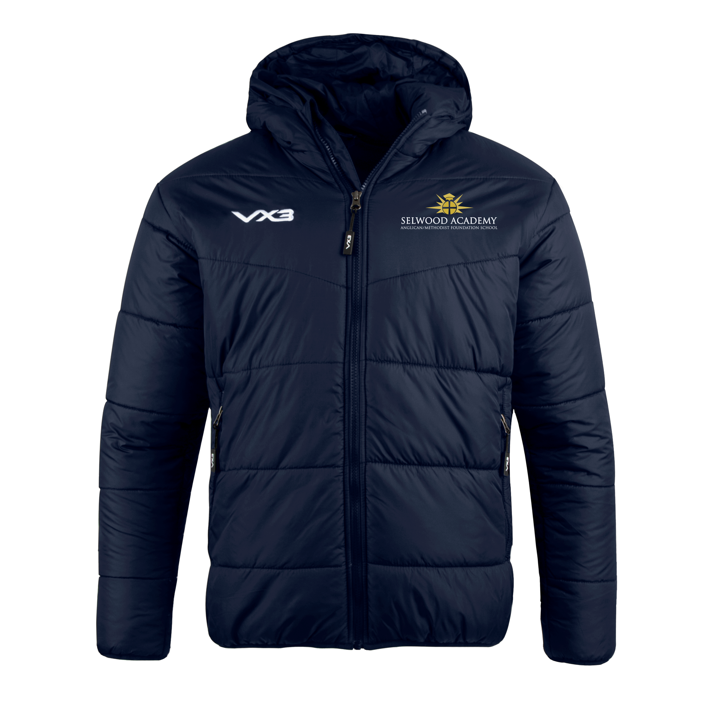 Selwood Academy Lorica Quilted Jacket *BACK PRINT*