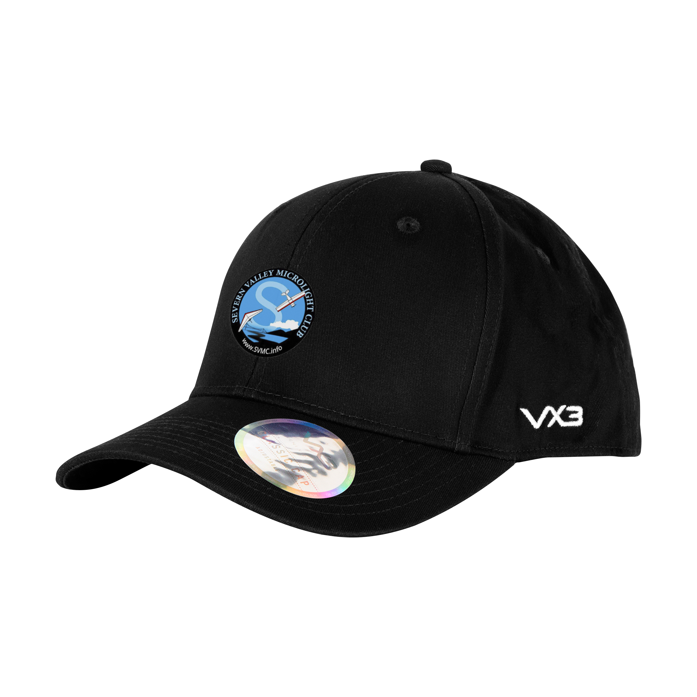 Severn Valley Microlight Club Classic Cap Black