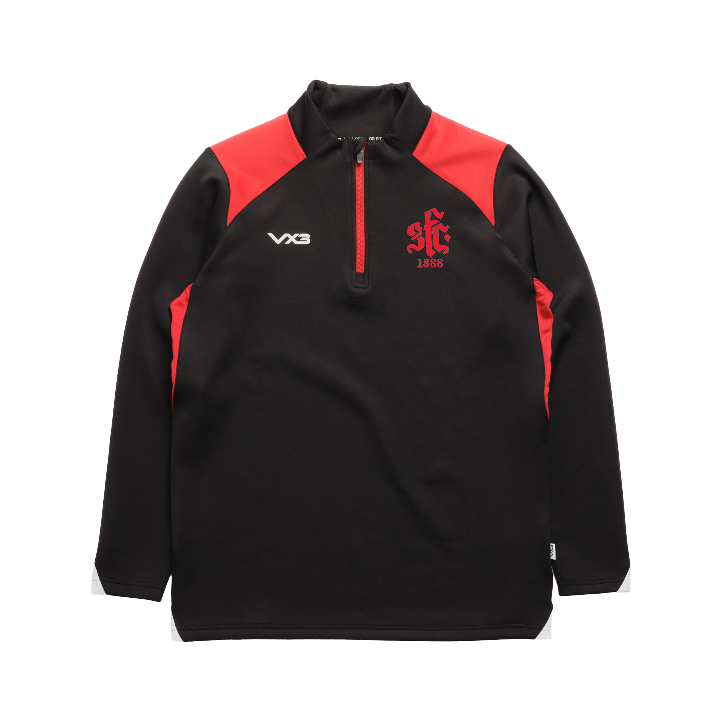 Shaftesbury FC Black Vertex Quarter Zip