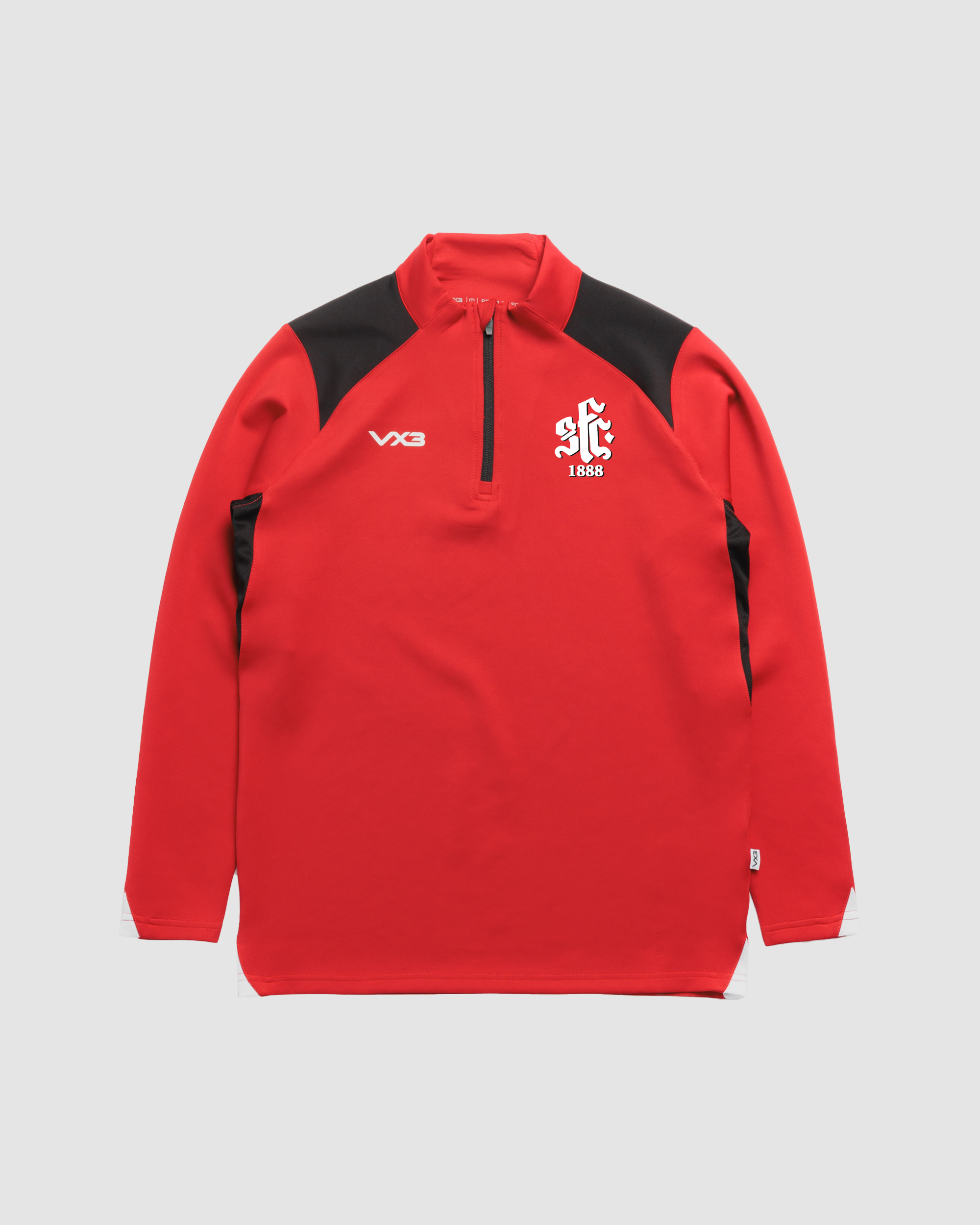 Shaftesbury FC Red Vertex Youth Quarter Zip