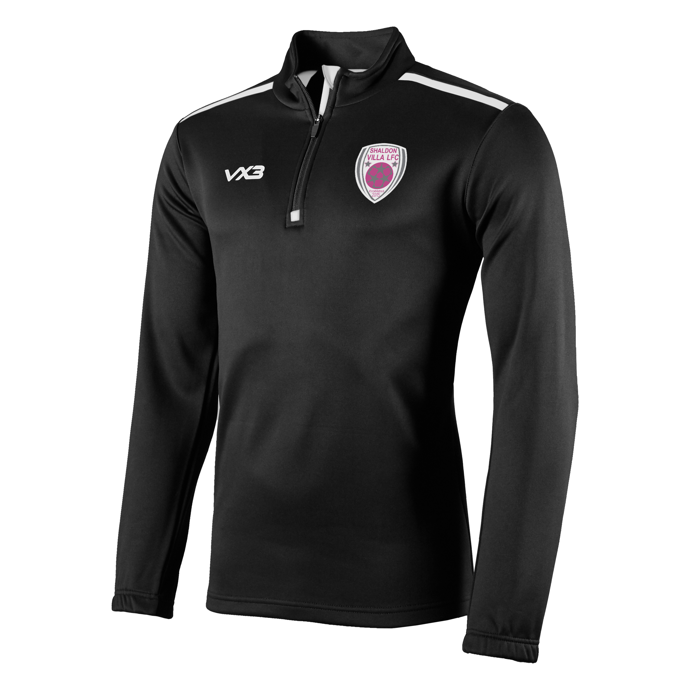 Shaldon Villa FC Fortis Quarter Zip Sweat
