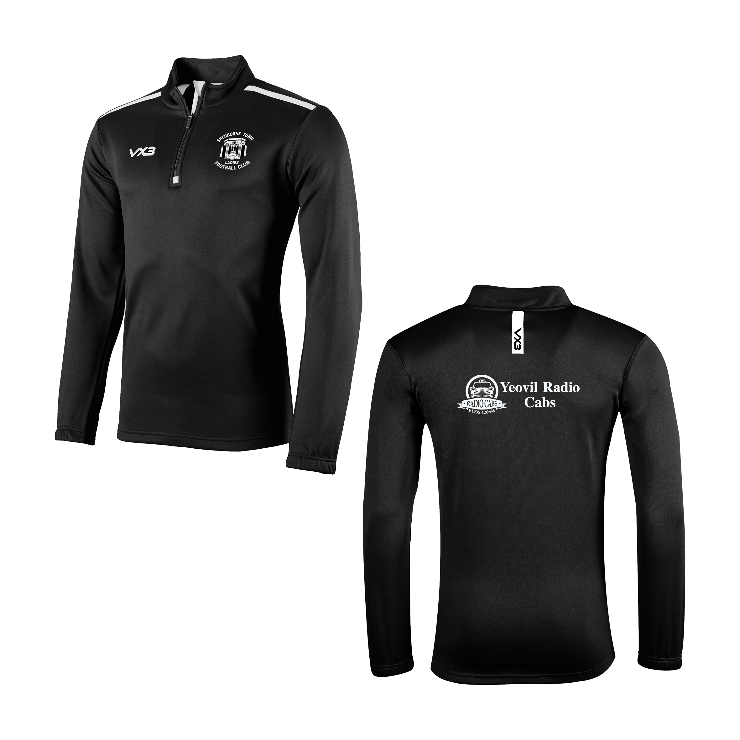 Sherborne Town Ladies Fortis Youth Quarter Zip Sweat