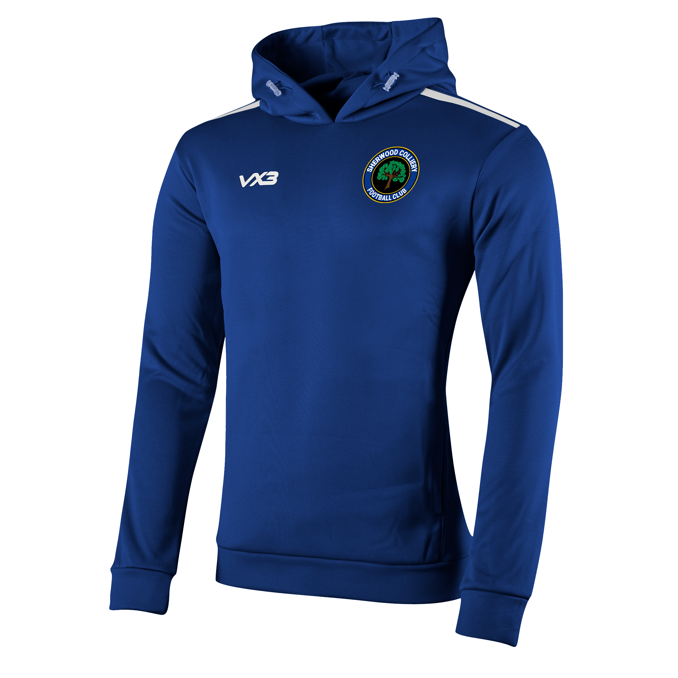 Sherwood Colliery FC Fortis Hoodie Navy/White