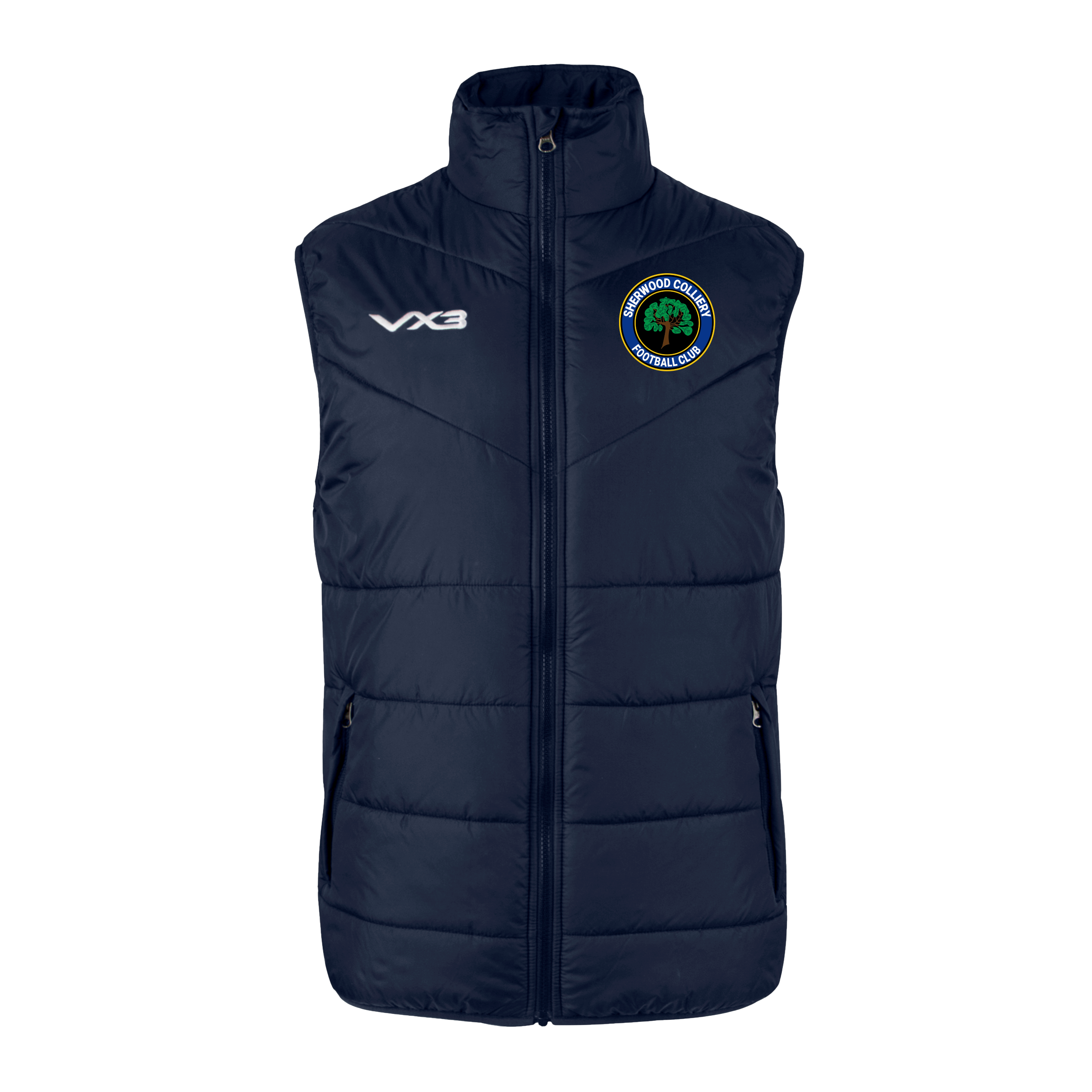 Sherwood Colliery FC Ventus Gilet Navy