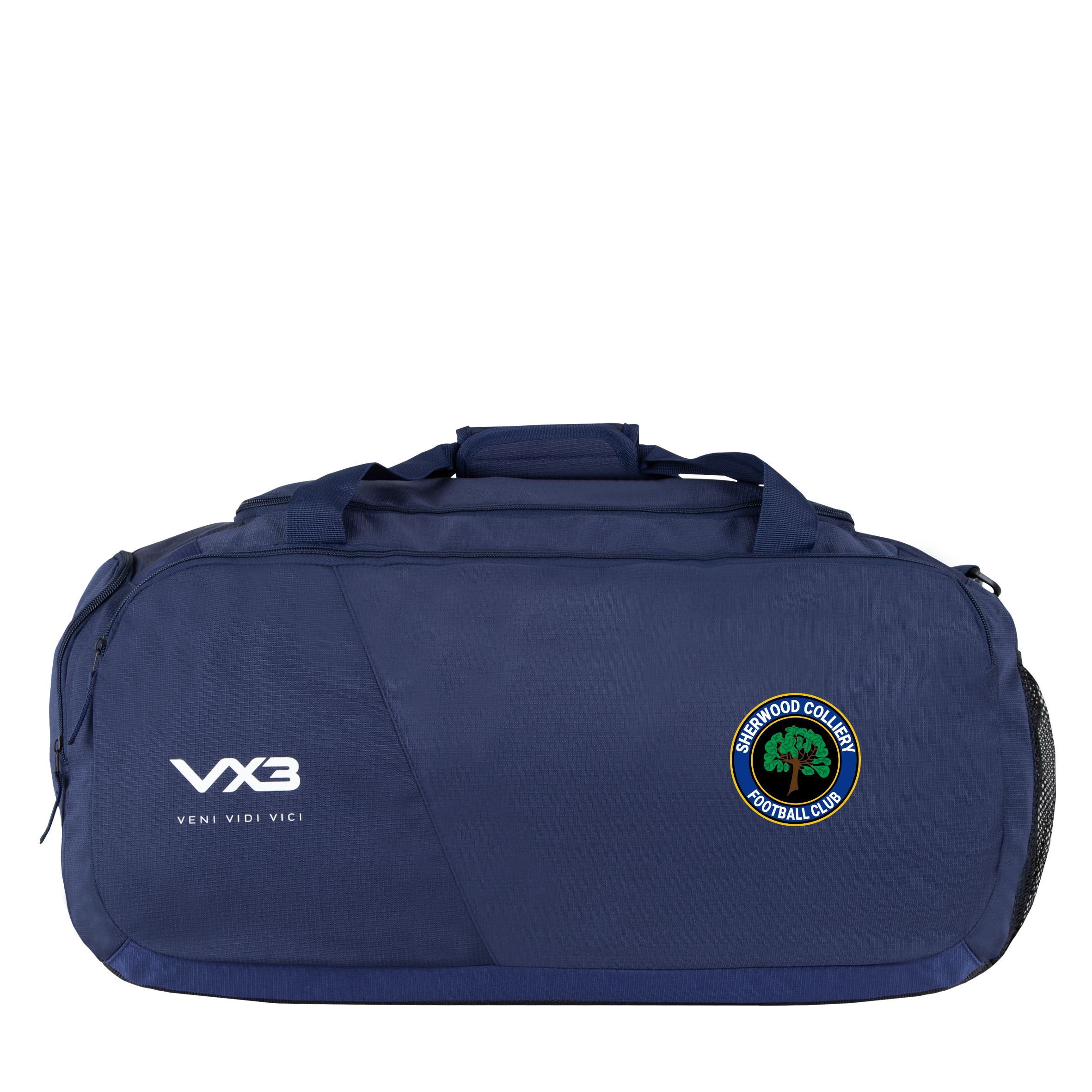 Sherwood Colliery FC Performance Kit Bag Navy/Yale