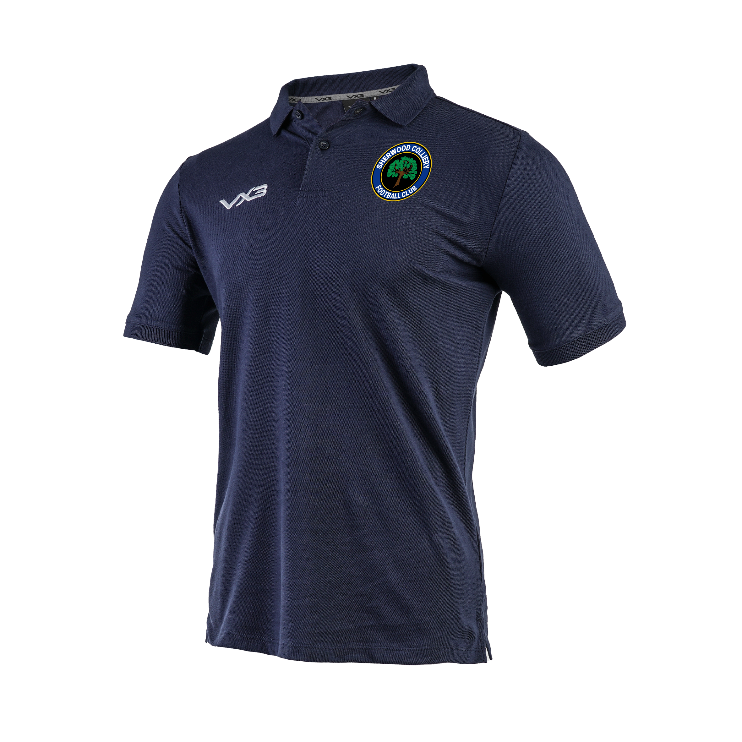 Sherwood Colliery FC Primus Polo Shirt Navy