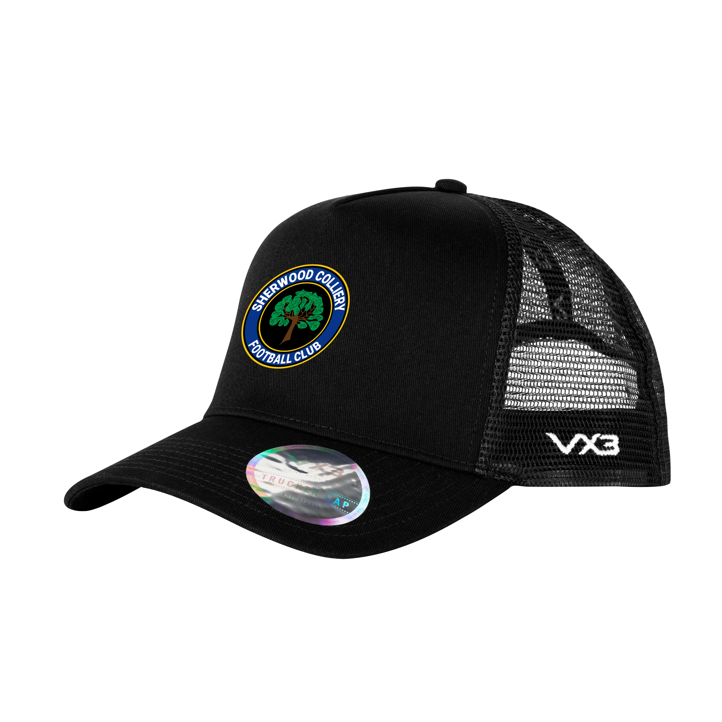 Sherwood Colliery FC Trucker Cap Black