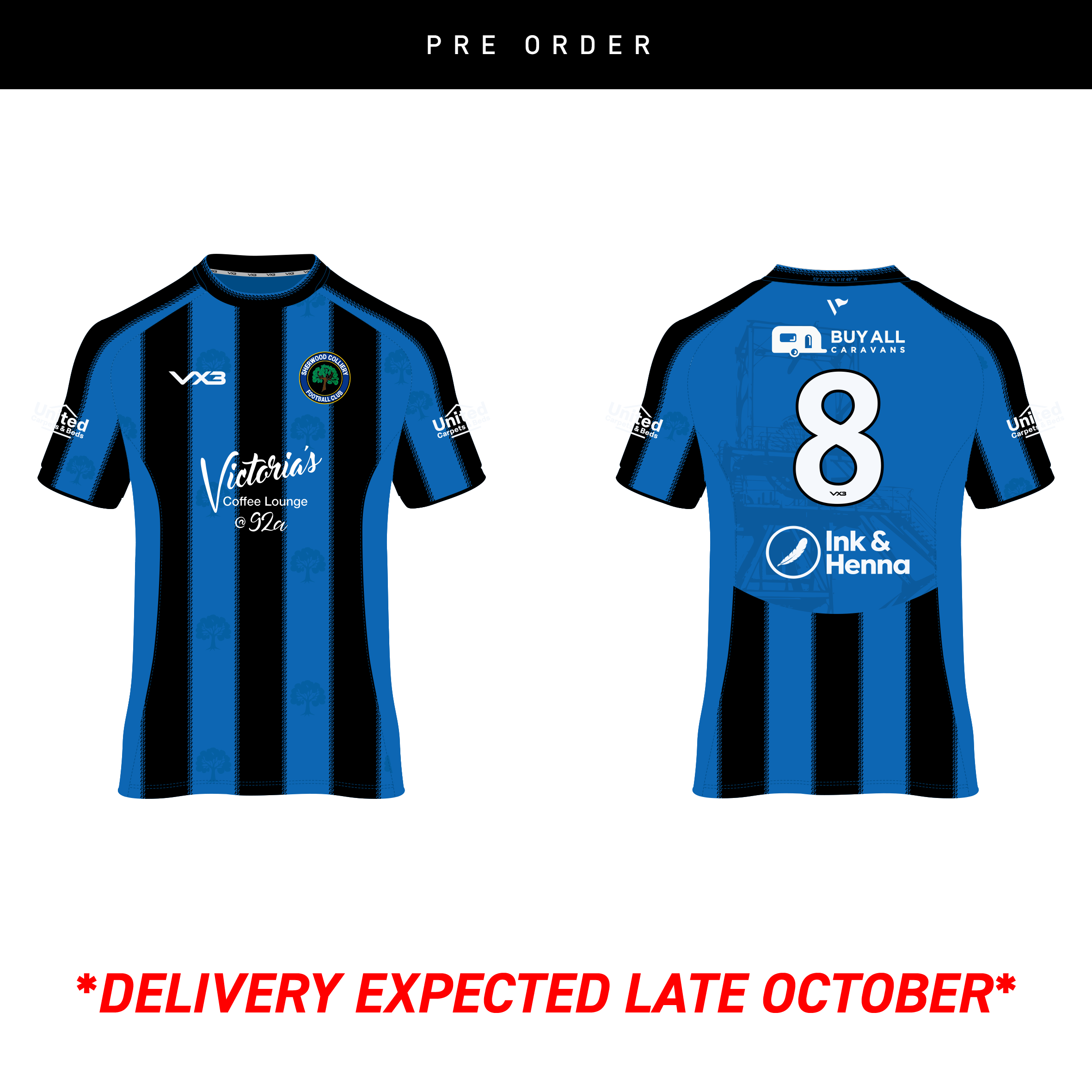 Sherwood Colliery FC Replica Shirt