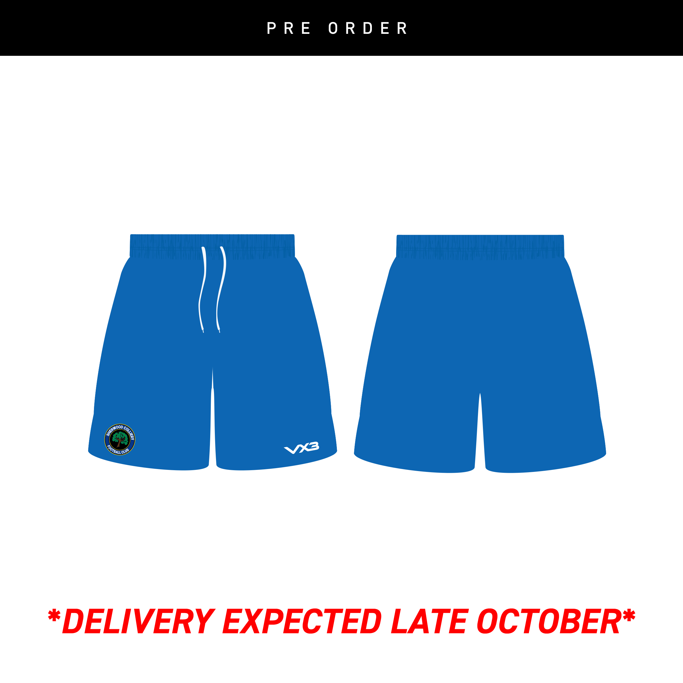 Sherwood Colliery FC Elite Playing Shorts *Youth*