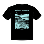 Sid Valley Padel Club Black Womens Invicta Club Tee