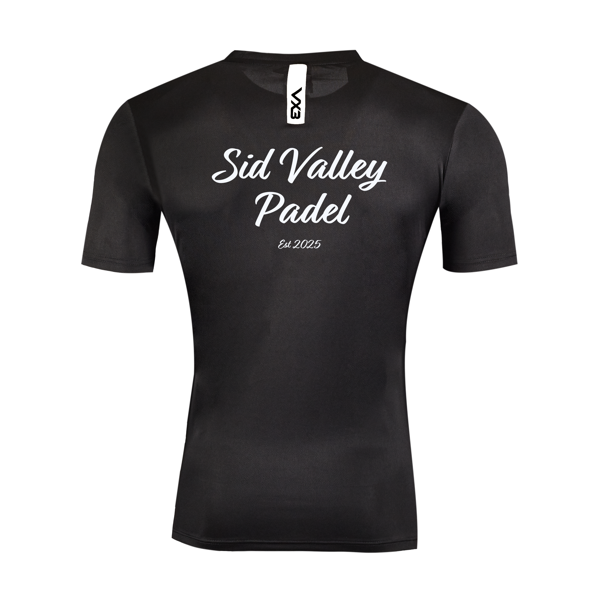 Sid Valley Padel Club Fortis Tee - Black