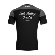 Sid Valley Padel Club Opus Tee - Black Grey