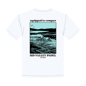 Sid Valley Padel Club White Invicta Club Tee