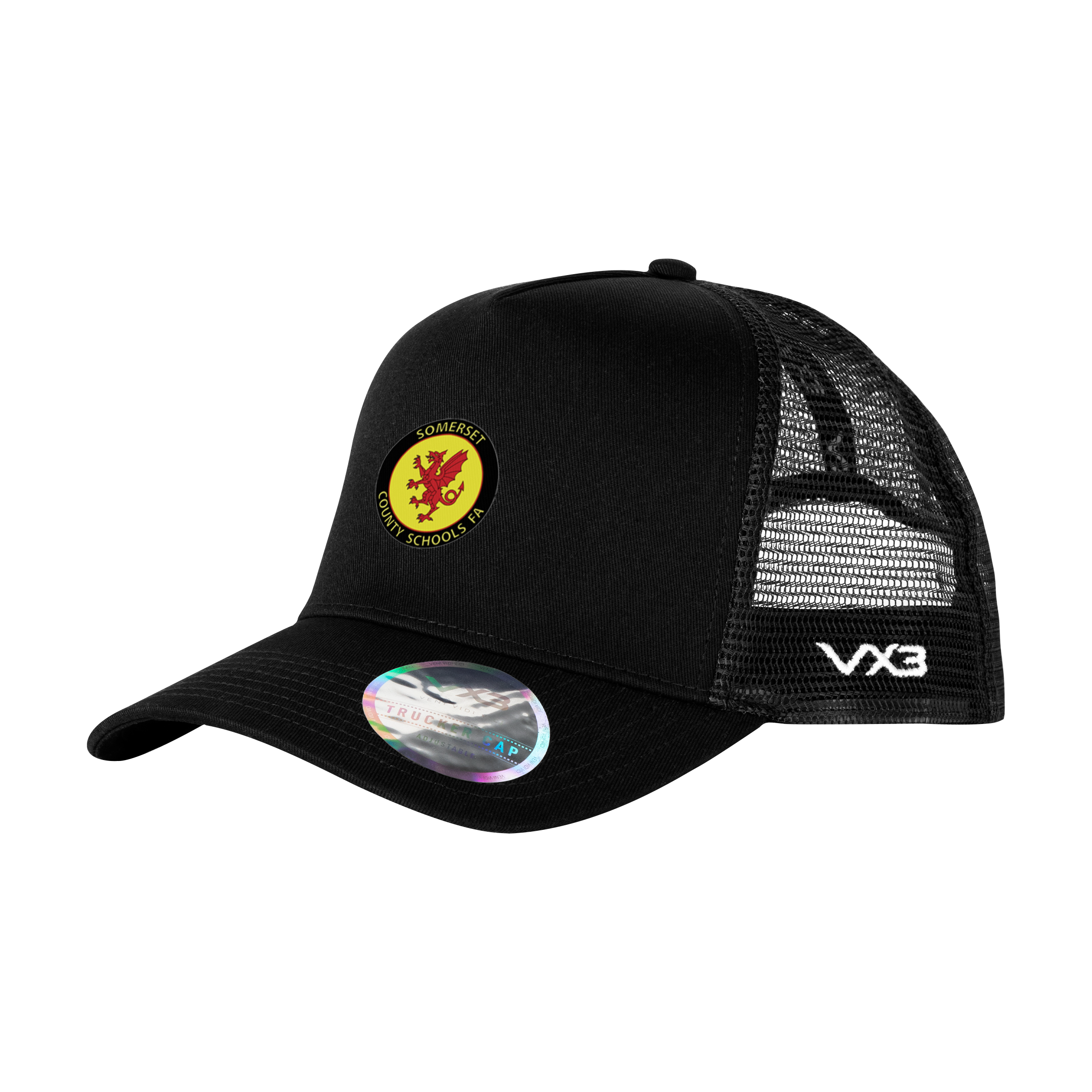Somerset County Schools FA Black Trucker Cap