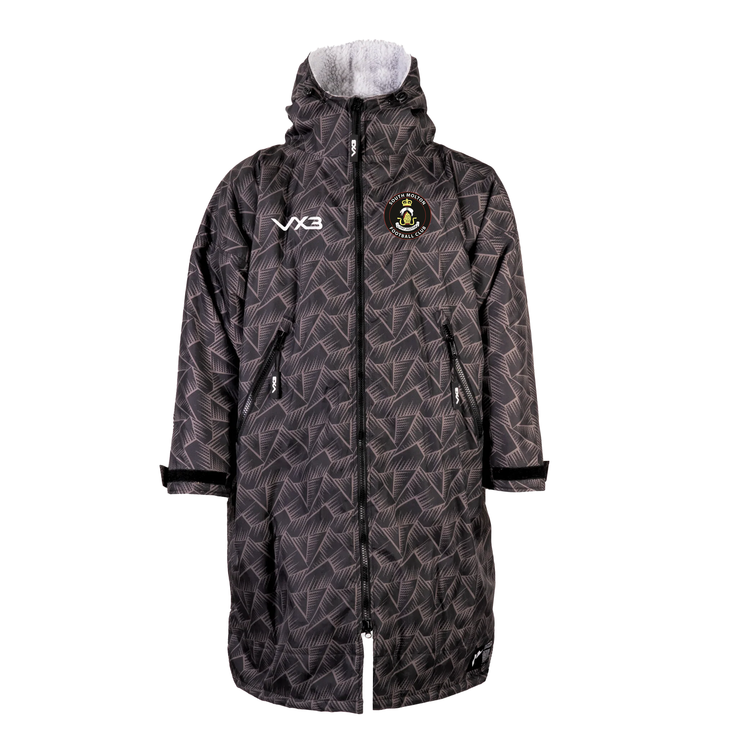 South Molton FC Duro Elite Sports Robe Storm/Grey Kids