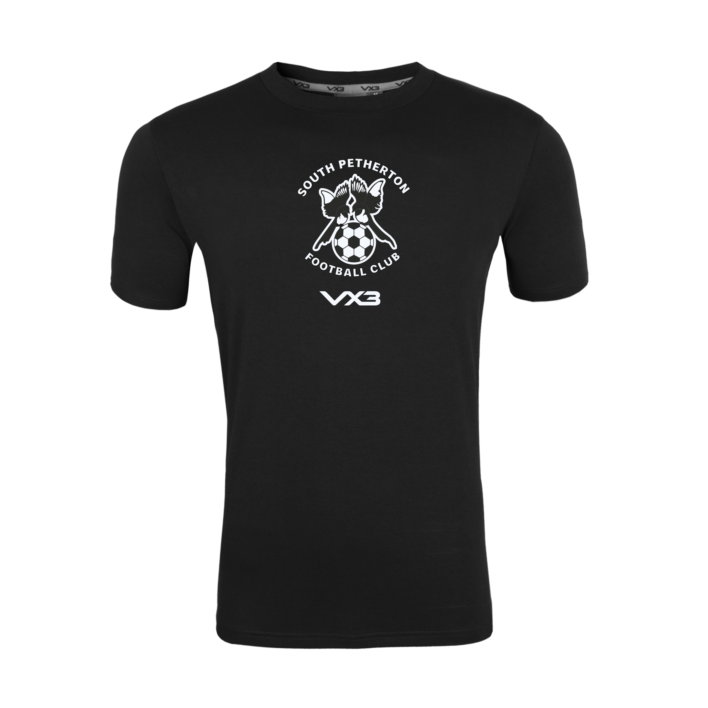 South Petherton FC Black Youth Invicta Club Tee 2