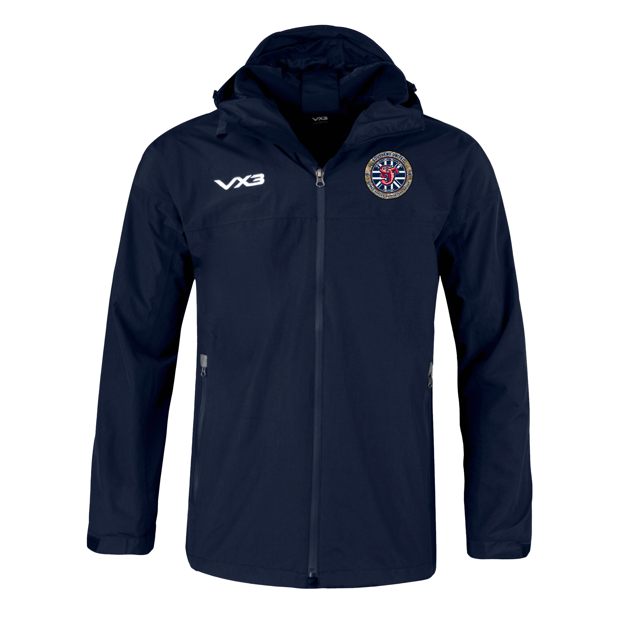 Southend United Armed Forces Supporters Group  Protego Waterproof Jacket