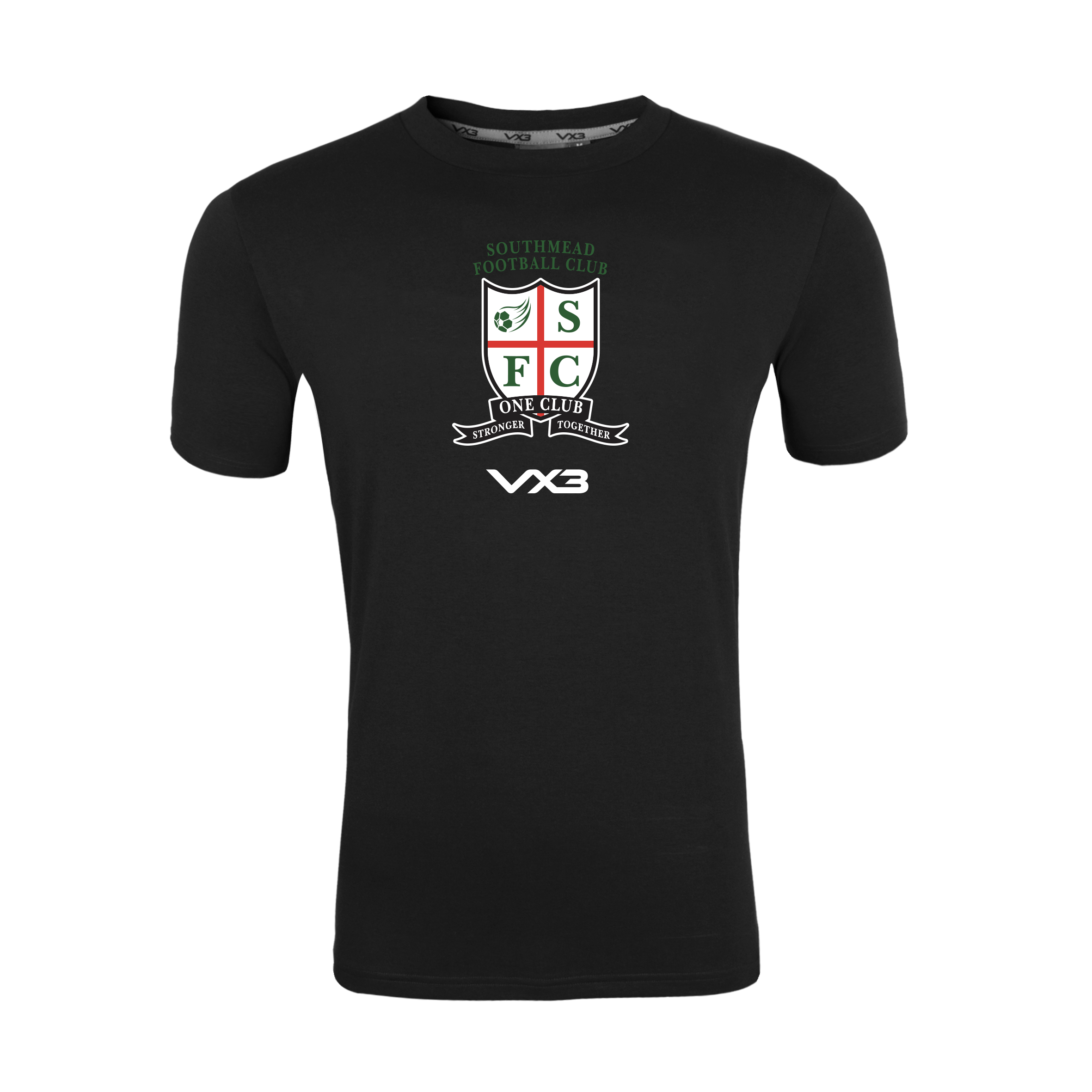 Southmead FC Black Logo Invicta Tee