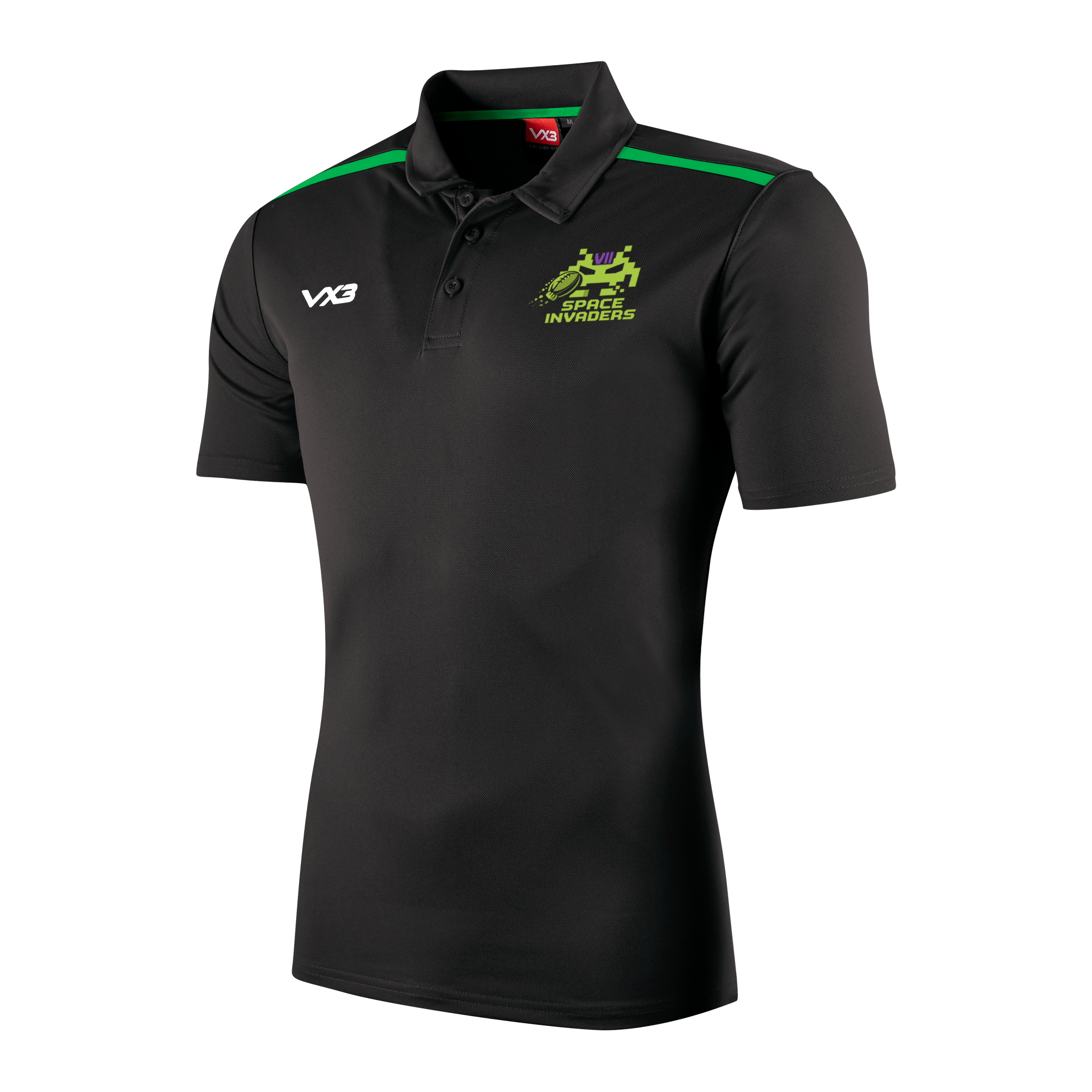 Space Invaders 7's Fortis Youth Polo