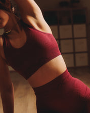 Spira Seamless Bra Wine