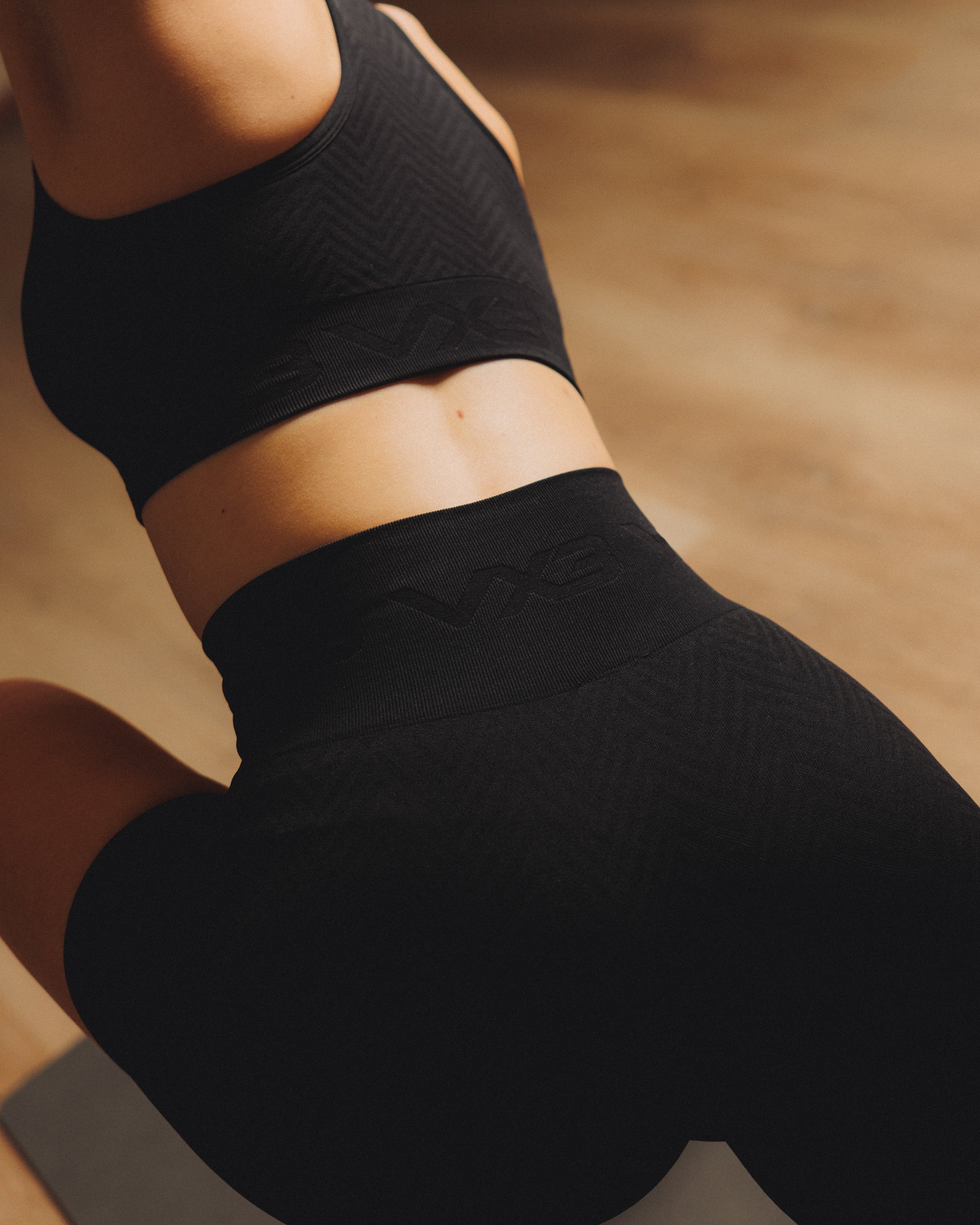 Spira Seamless Cycling Shorts - Black