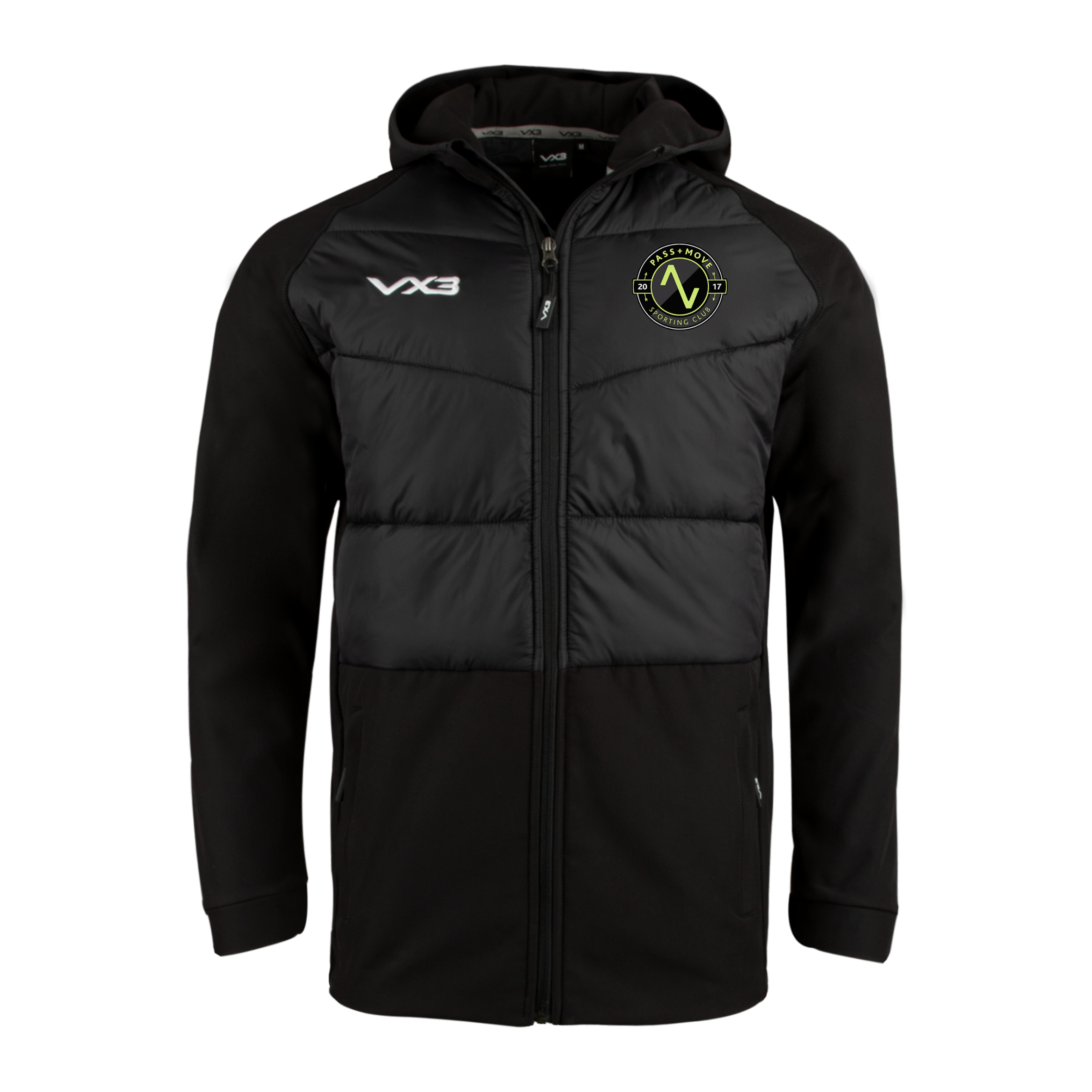 Sporting Club Pass and Move FC Black Tempest Hybrid Jacket