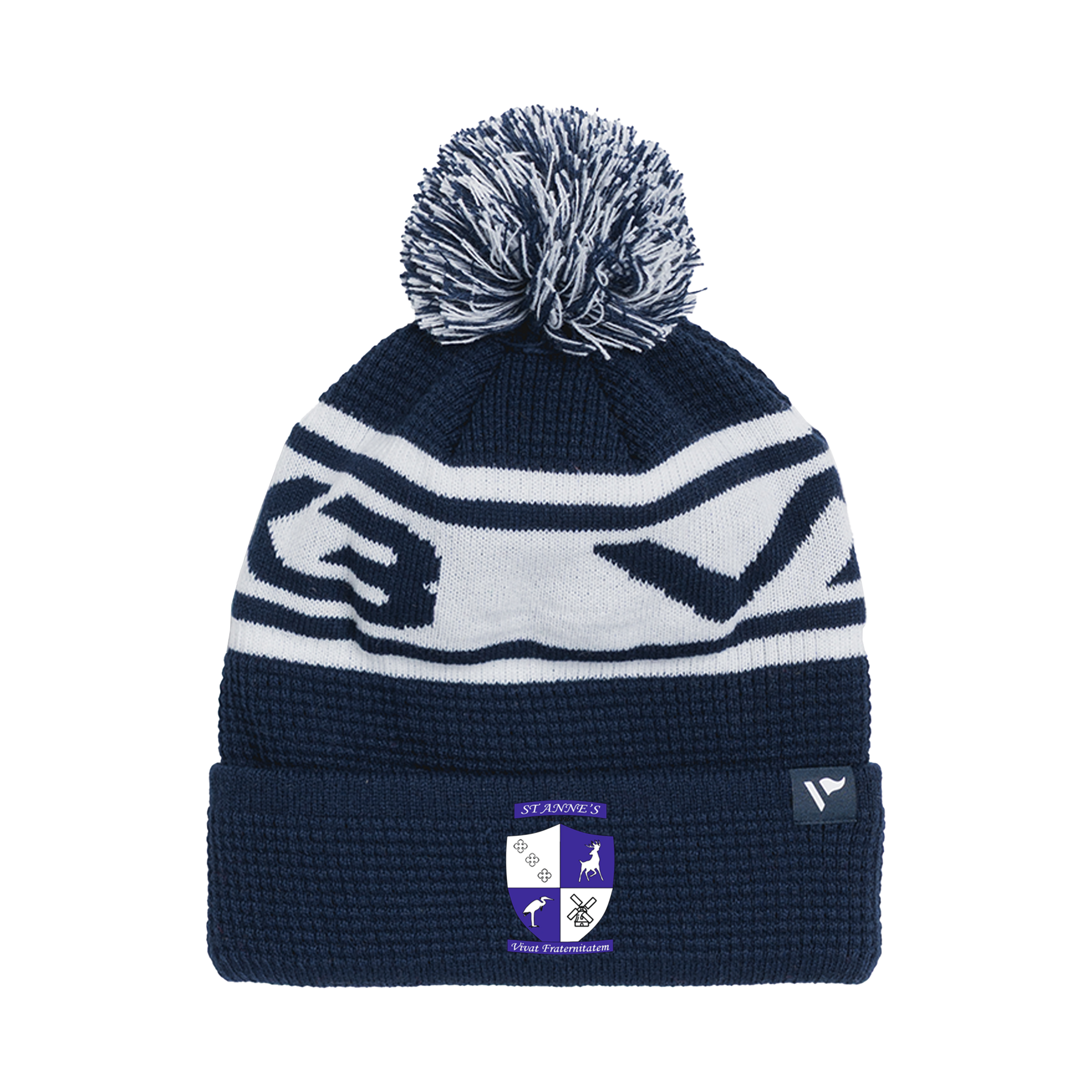 St-Anne-Millfield-School-Waffle-Bobble-Navy-White.png