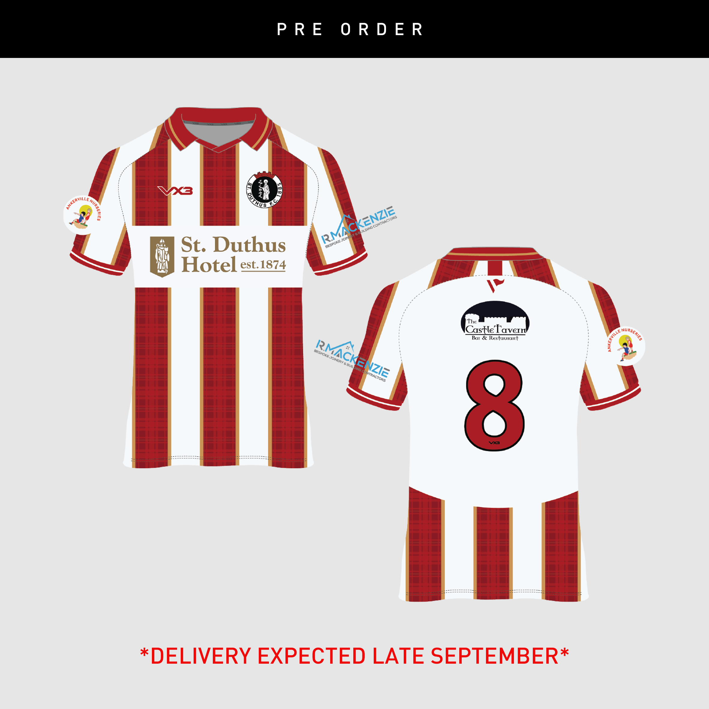 St Duthus FC 26/27 Home Replica Jersey