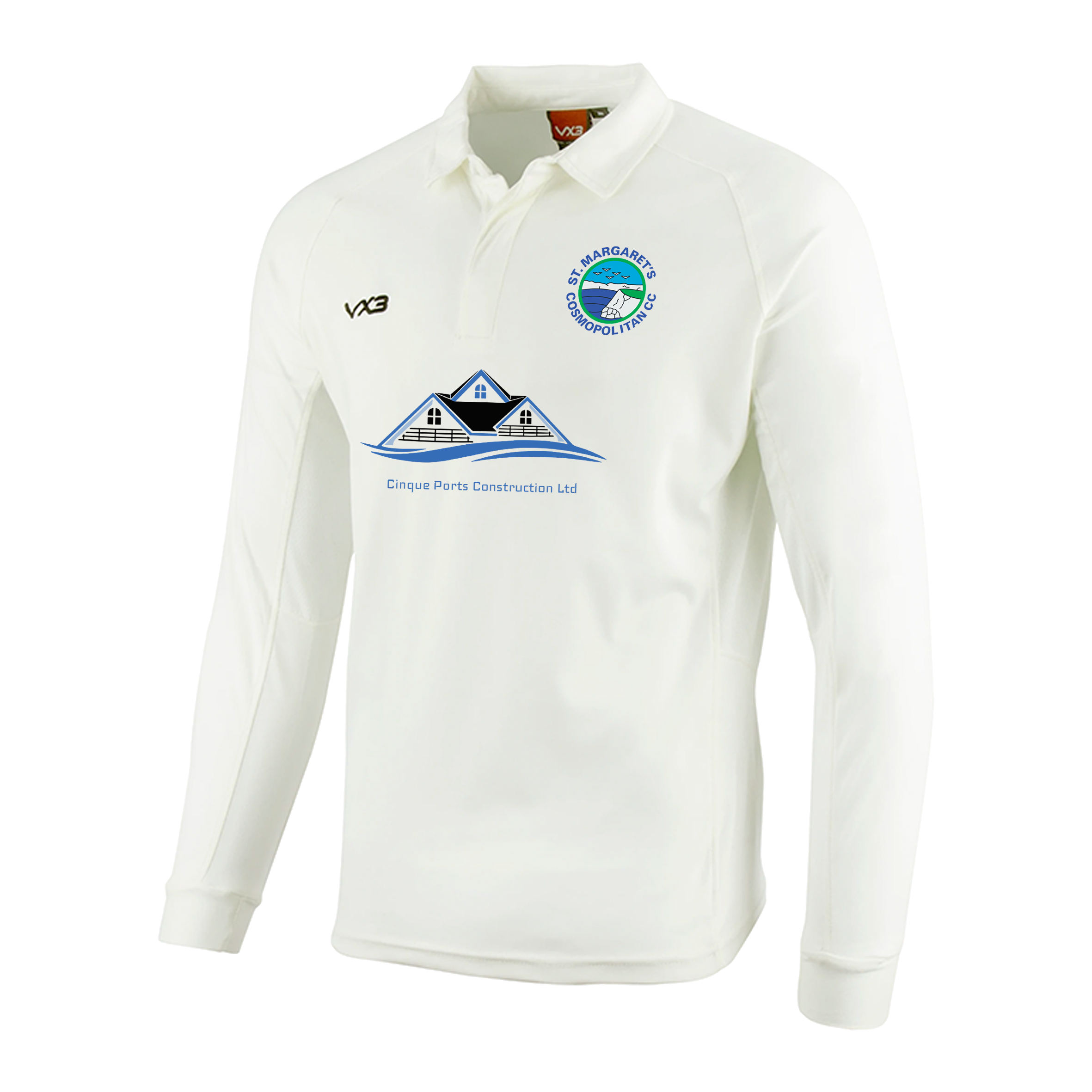 St Margaret's Cosmopolitan Cricket Club Youth Long Sleeve Shirt