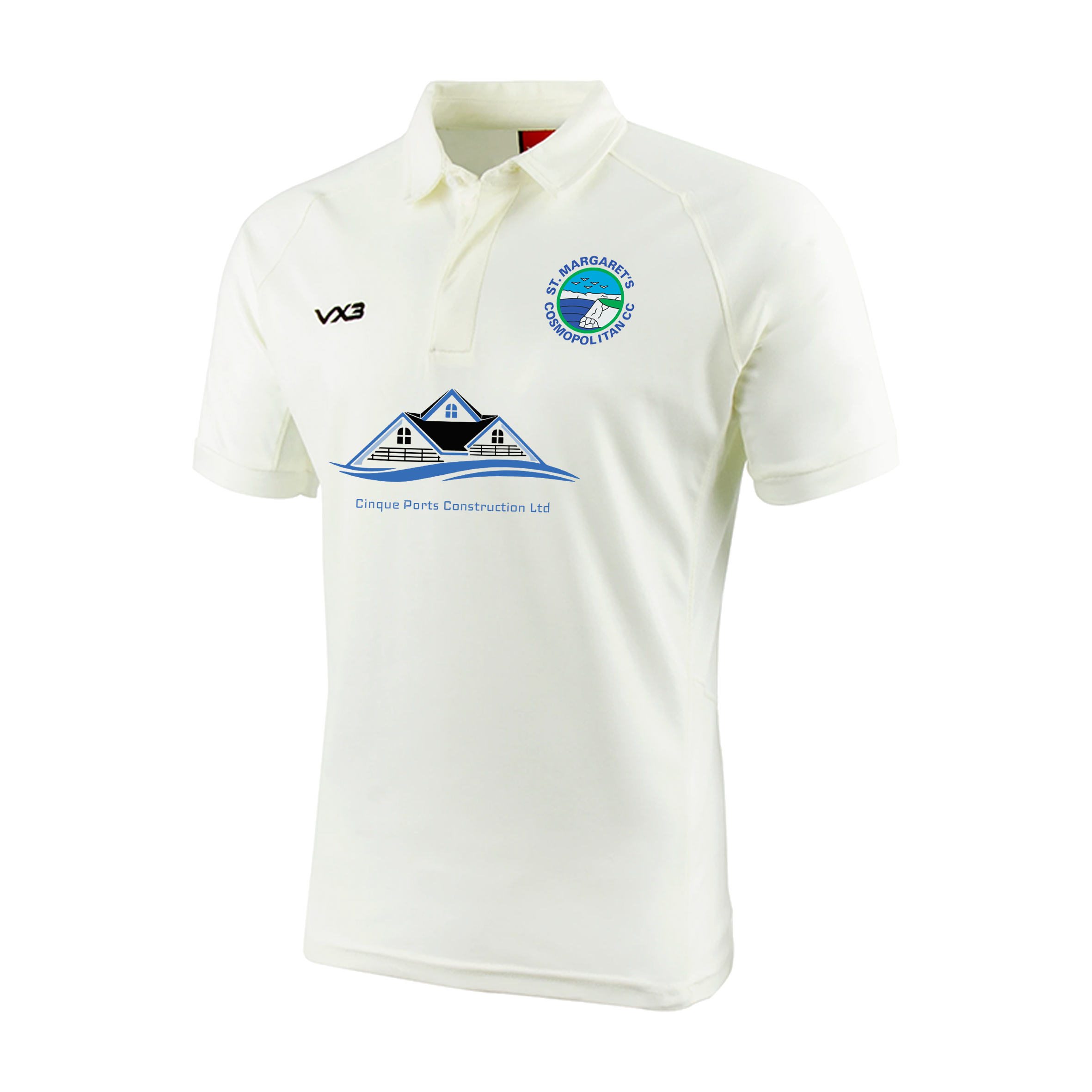 St Margaret's Cosmopolitan Cricket Club Short Sleeve Shirt