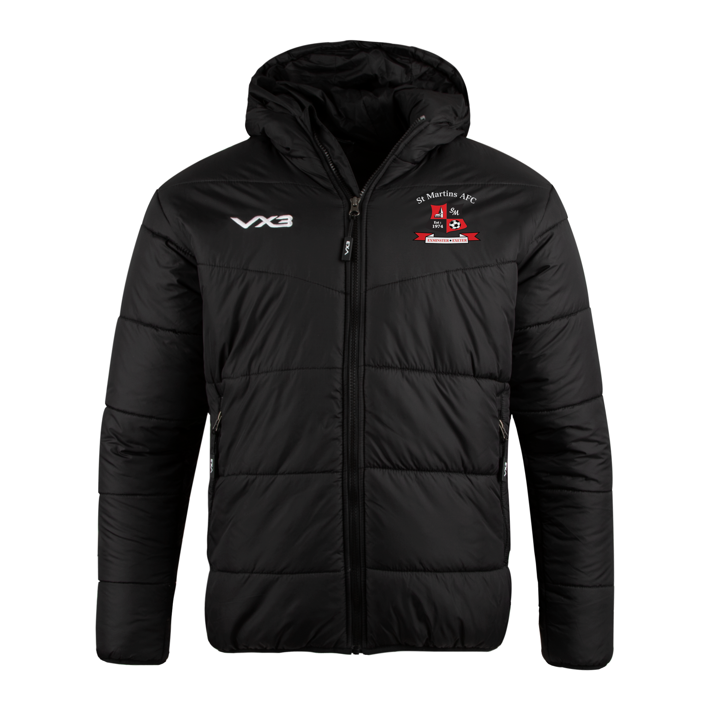 St Martins FC Lorica Quilted Jacket Youth
