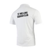 St Mellons Squash Club White Primus Polo Shirt