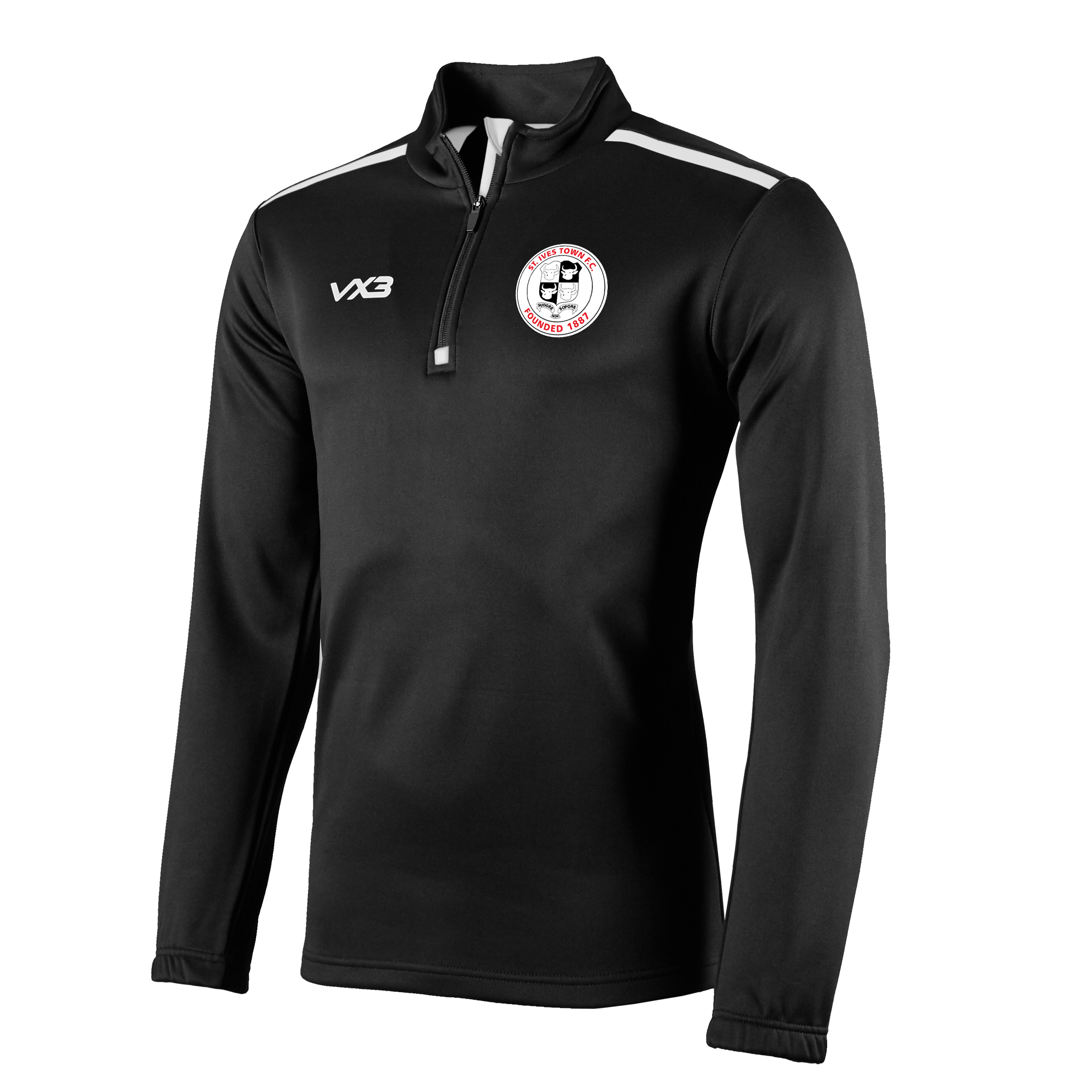 St Ives Town FC Fortis Youth Quarter Zip Sweat