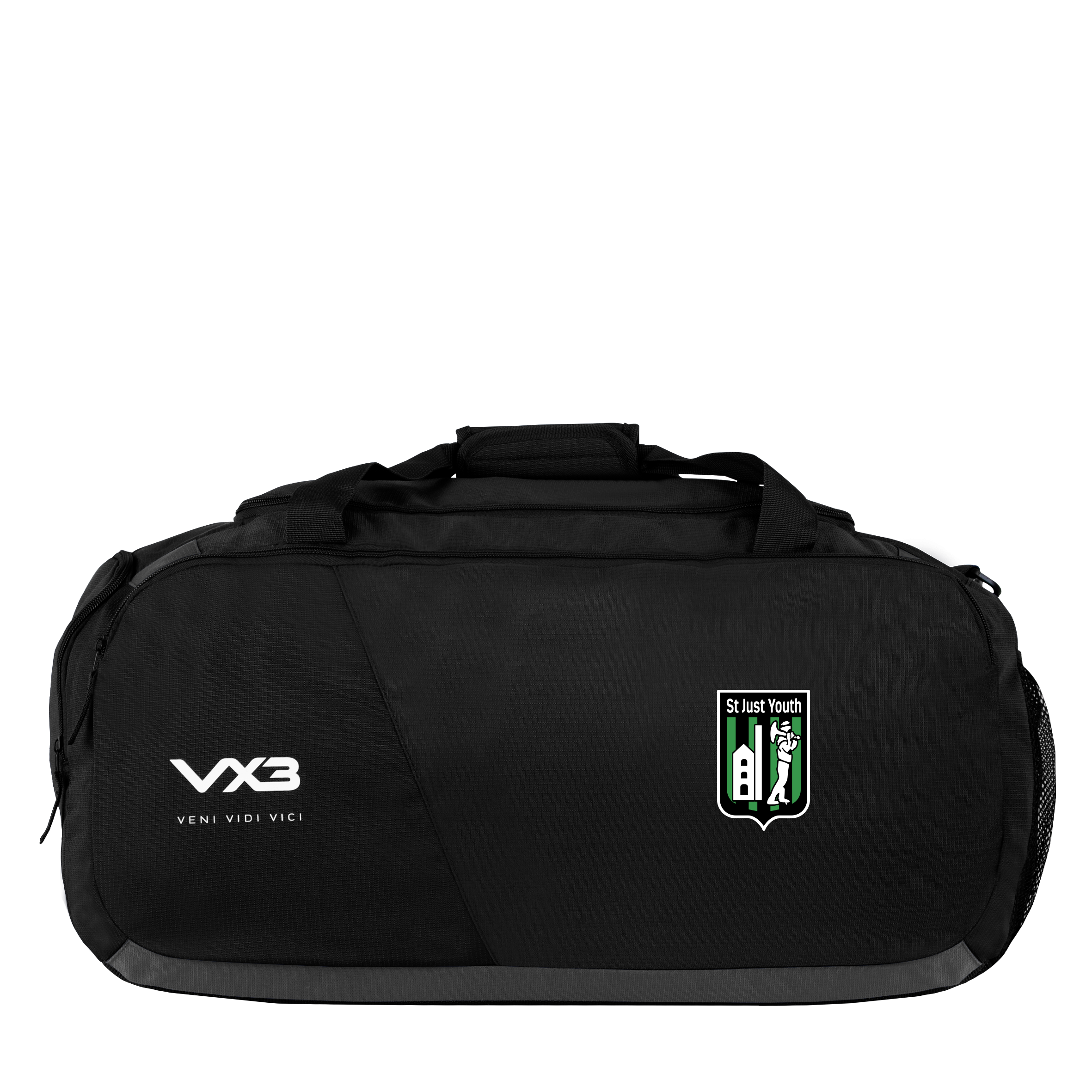 St Just AFC Youth Performance Kit Bag Black/Dark