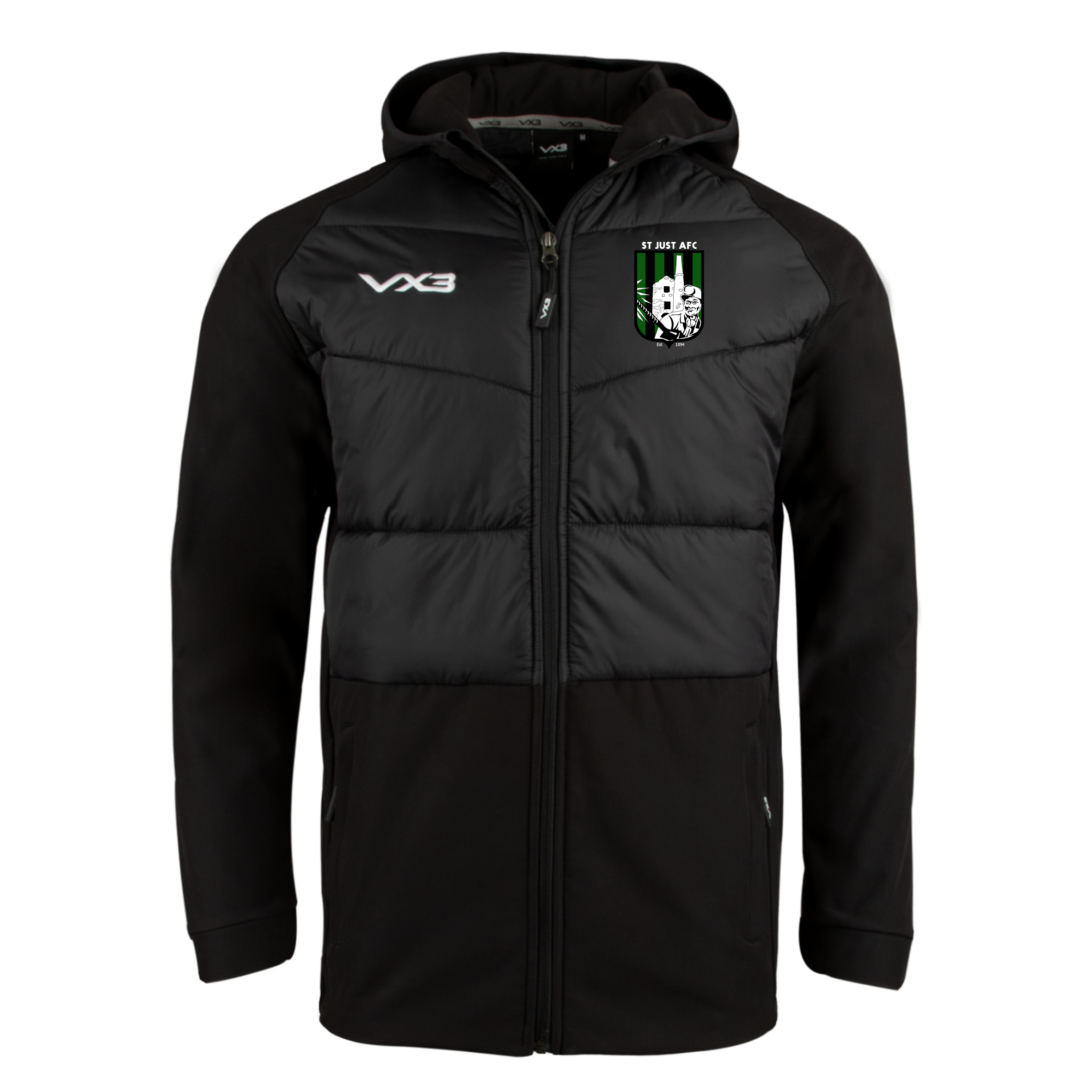 St Just AFC Seniors  Tempest Hybrid Jacket
