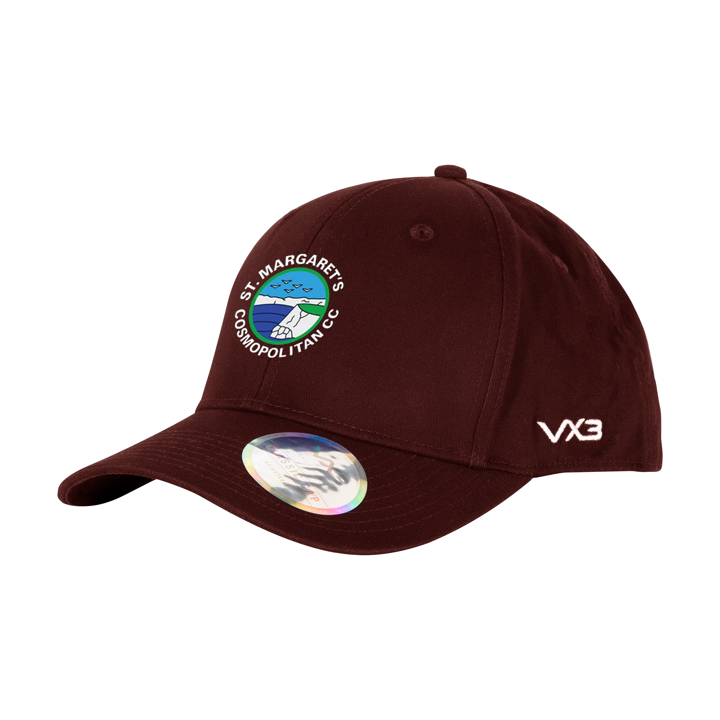 St Margaret's Cosmopolitan Cricket Club Classic Cap Maroon