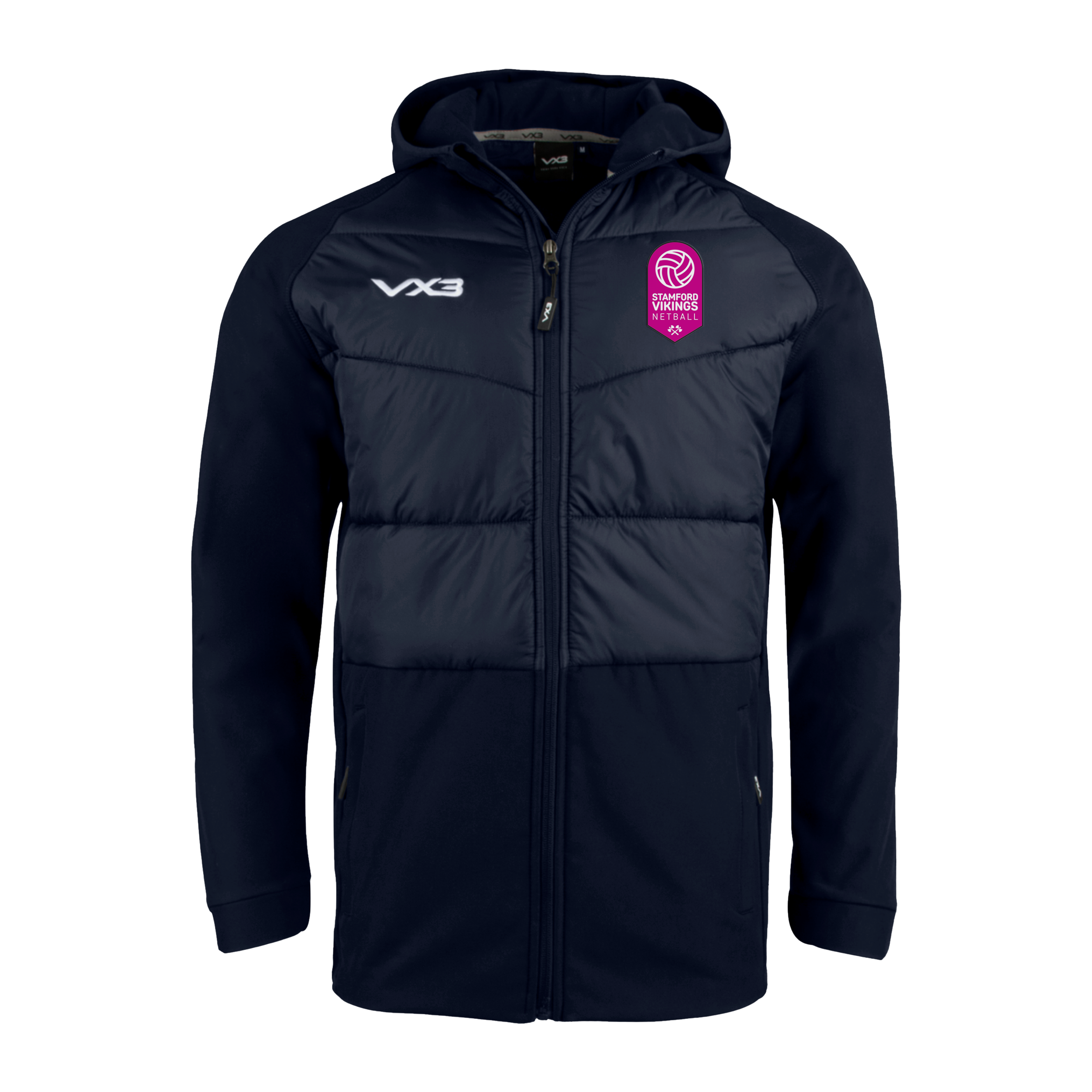 Stamford Vikings Netball Tempest Hybrid Jacket