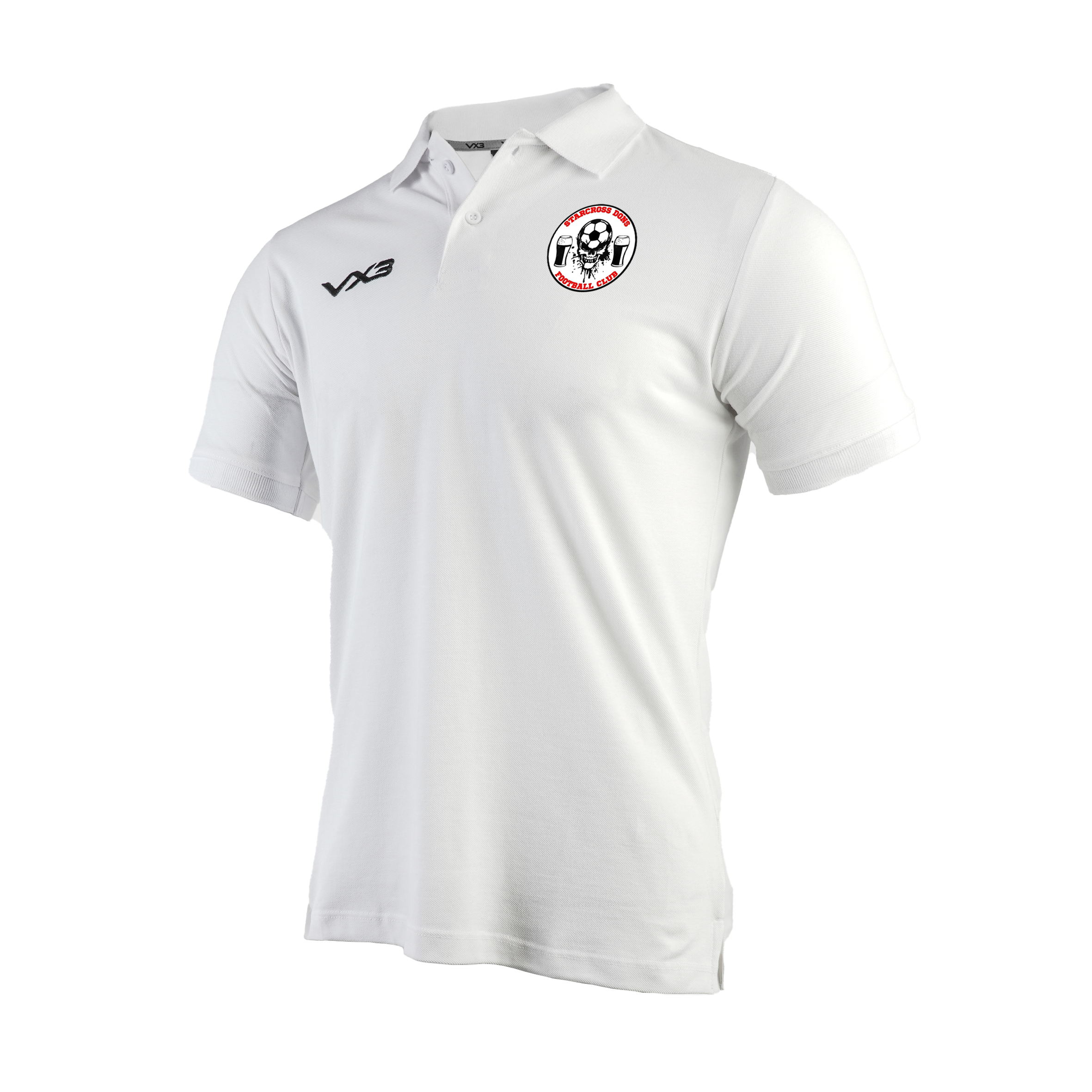 Starcross Dons Adults Primus Polo Shirt White