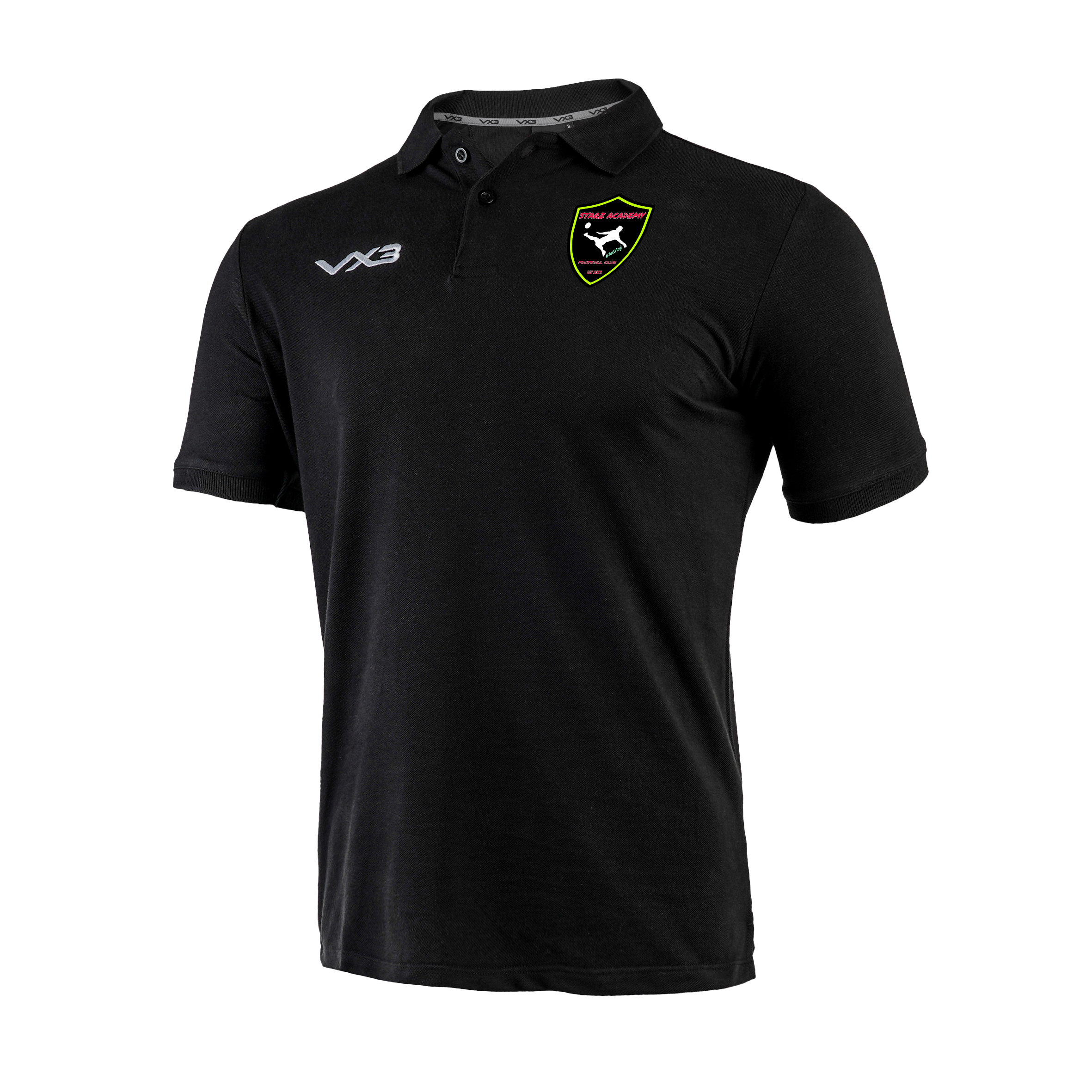 Starz Academy Primus Polo Shirt Black