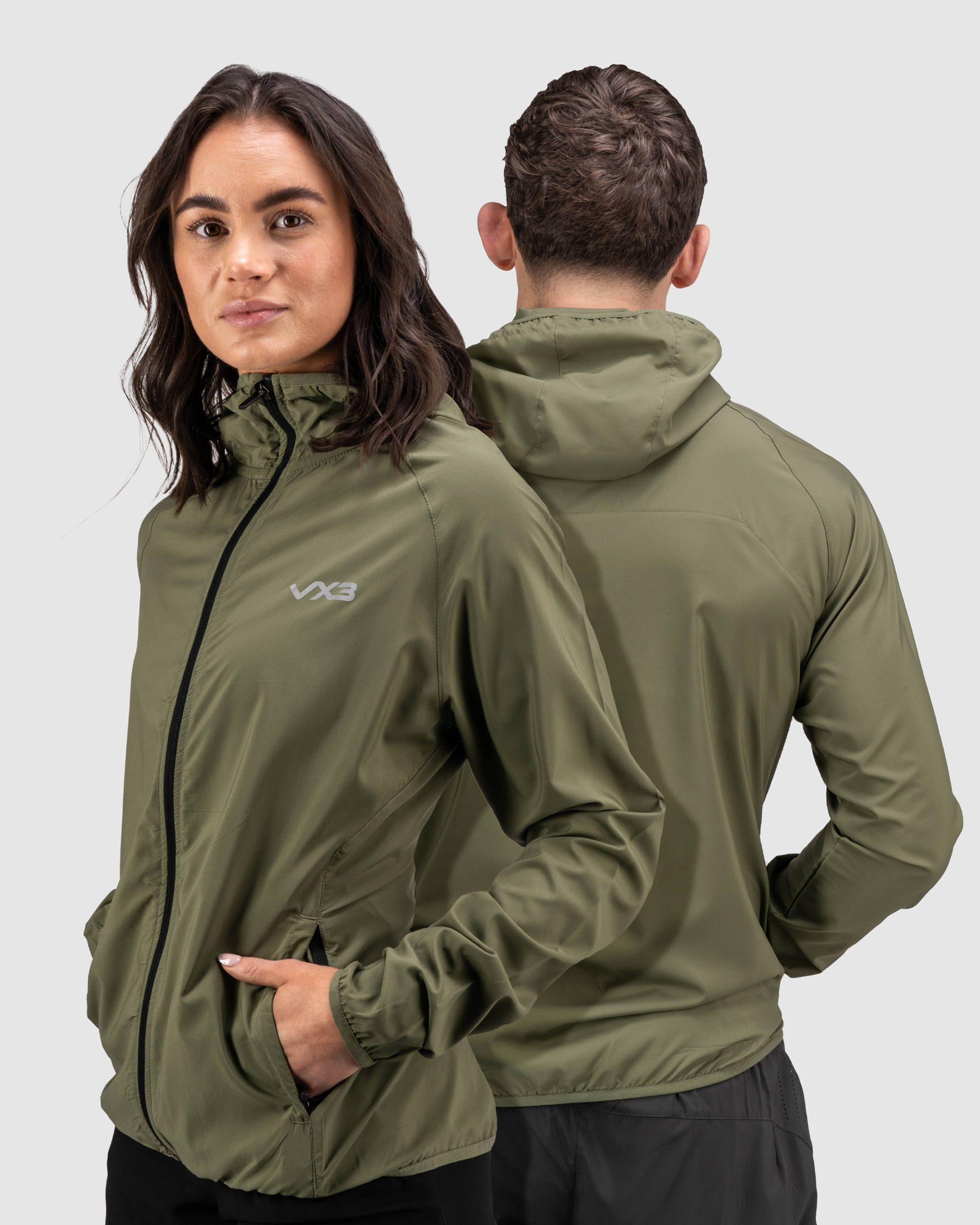 Stealth Running Jacket Cypress Green