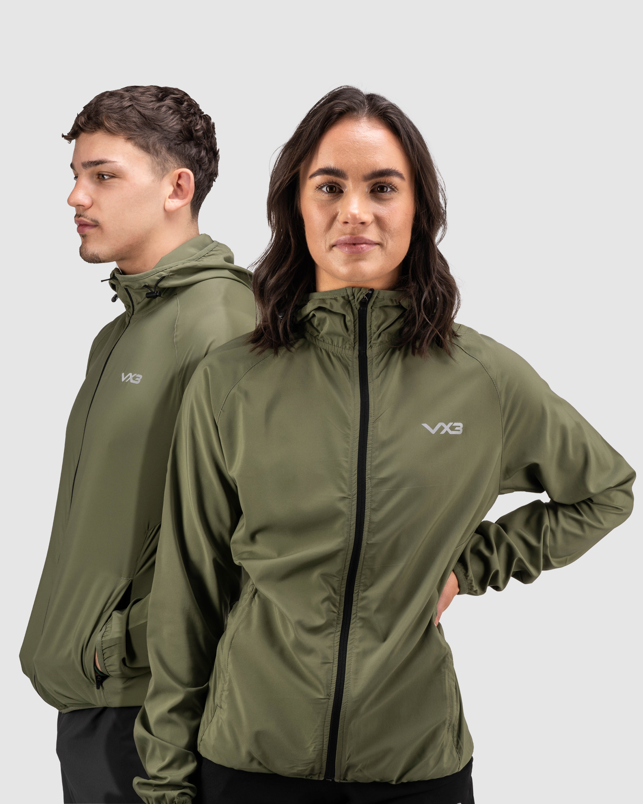 Stealth Running Jacket Cypress Green